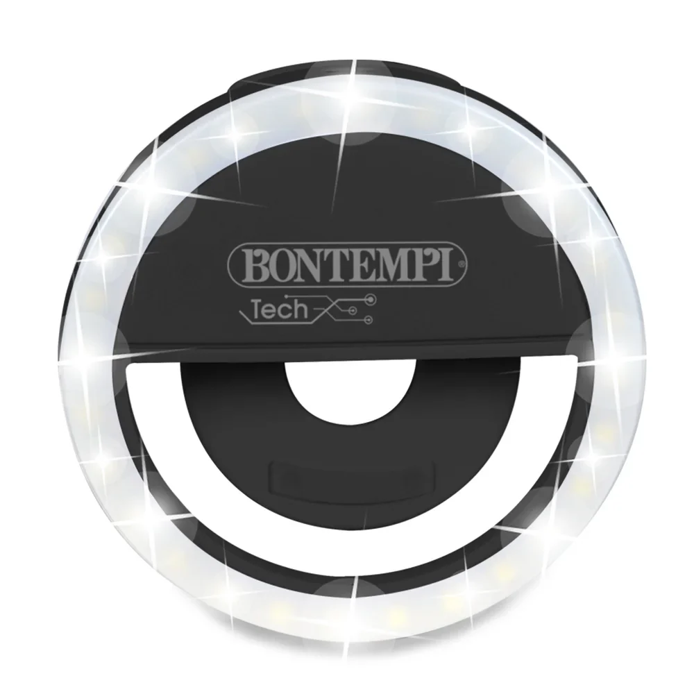 Bontempi 2 Wireless Lavalier Microphones with Selfie Ring Light - Image 4