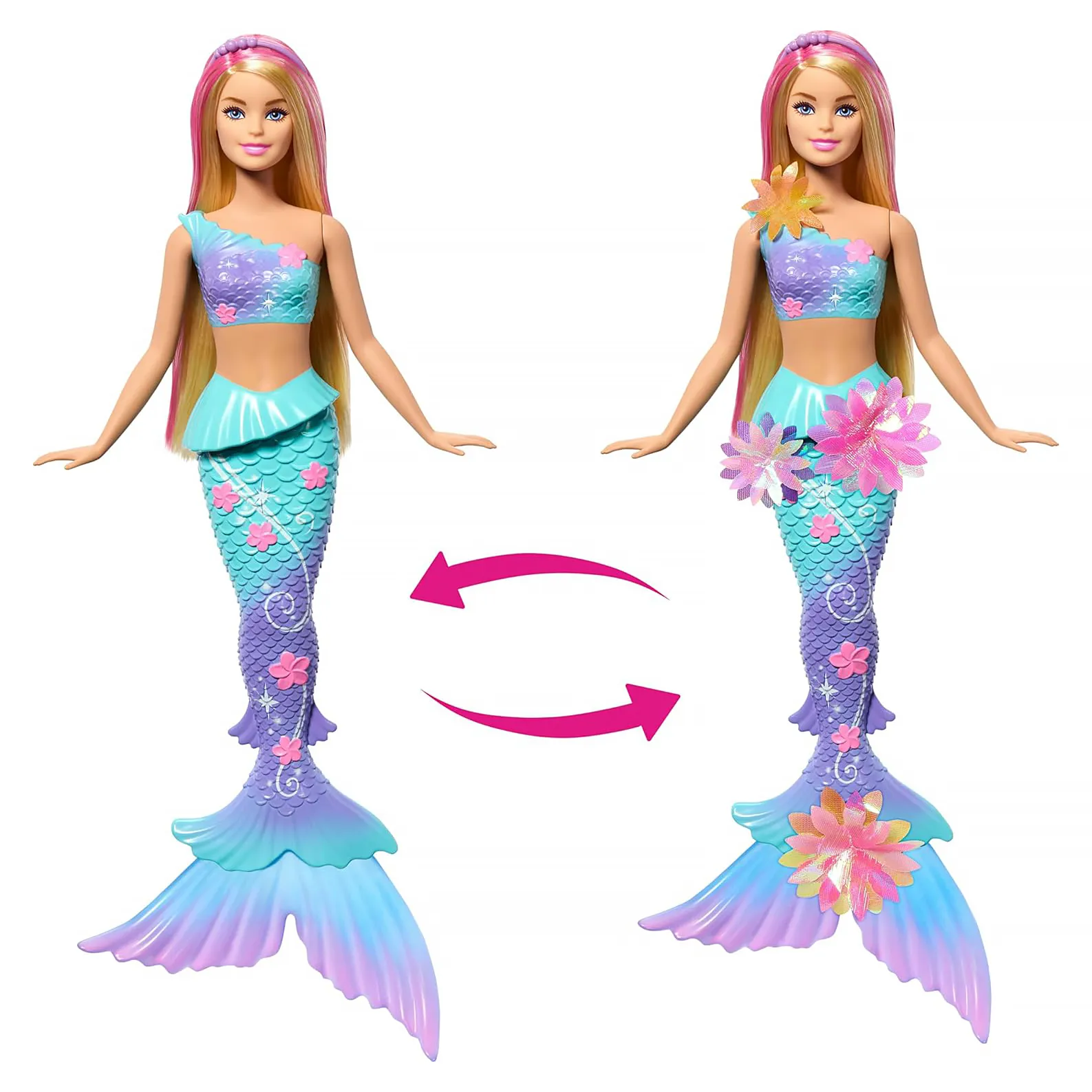 Barbie Flower Magic Mermaid Doll - Image 5