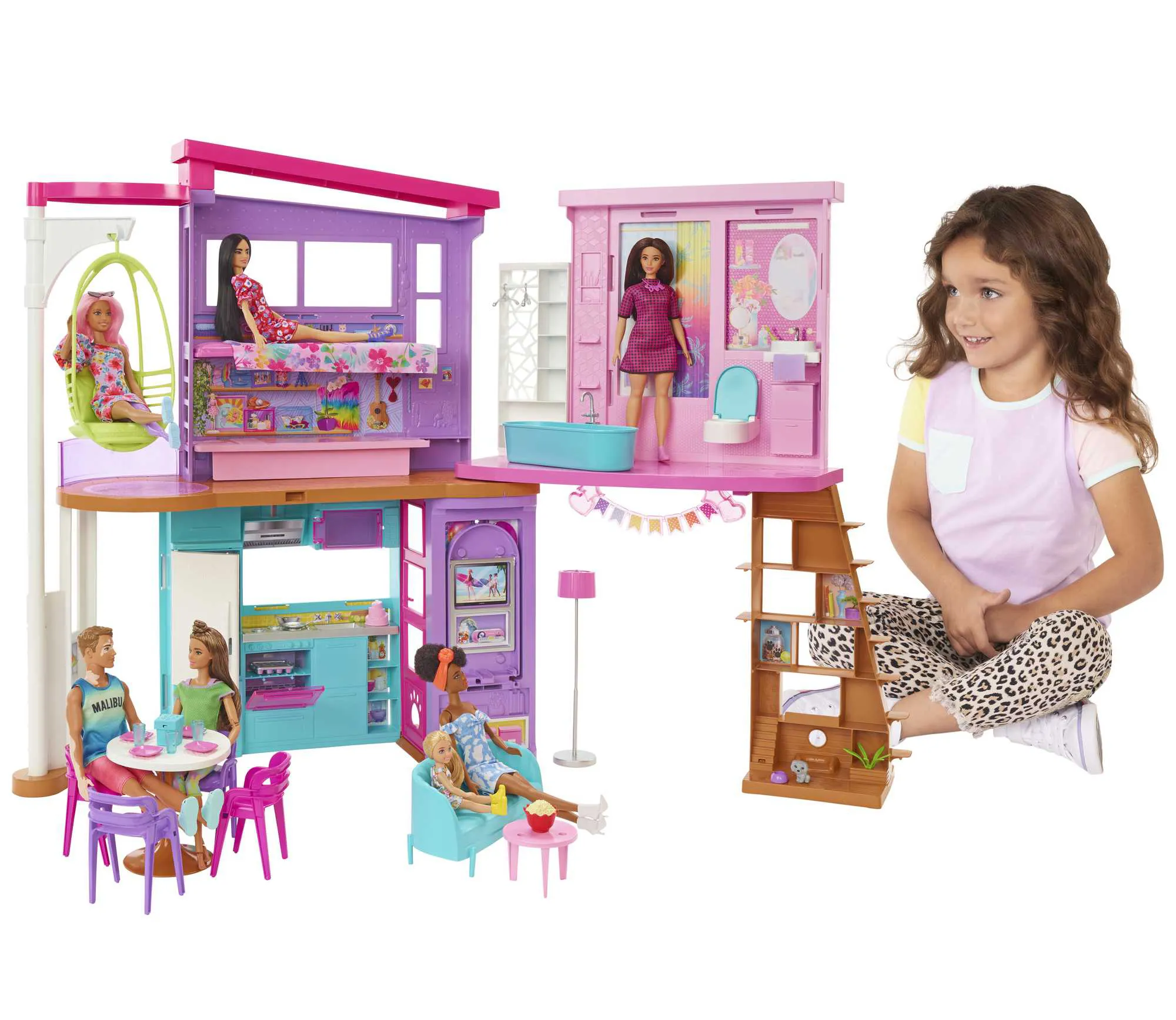 Barbie Malibu Vacation House Playset - Image 7