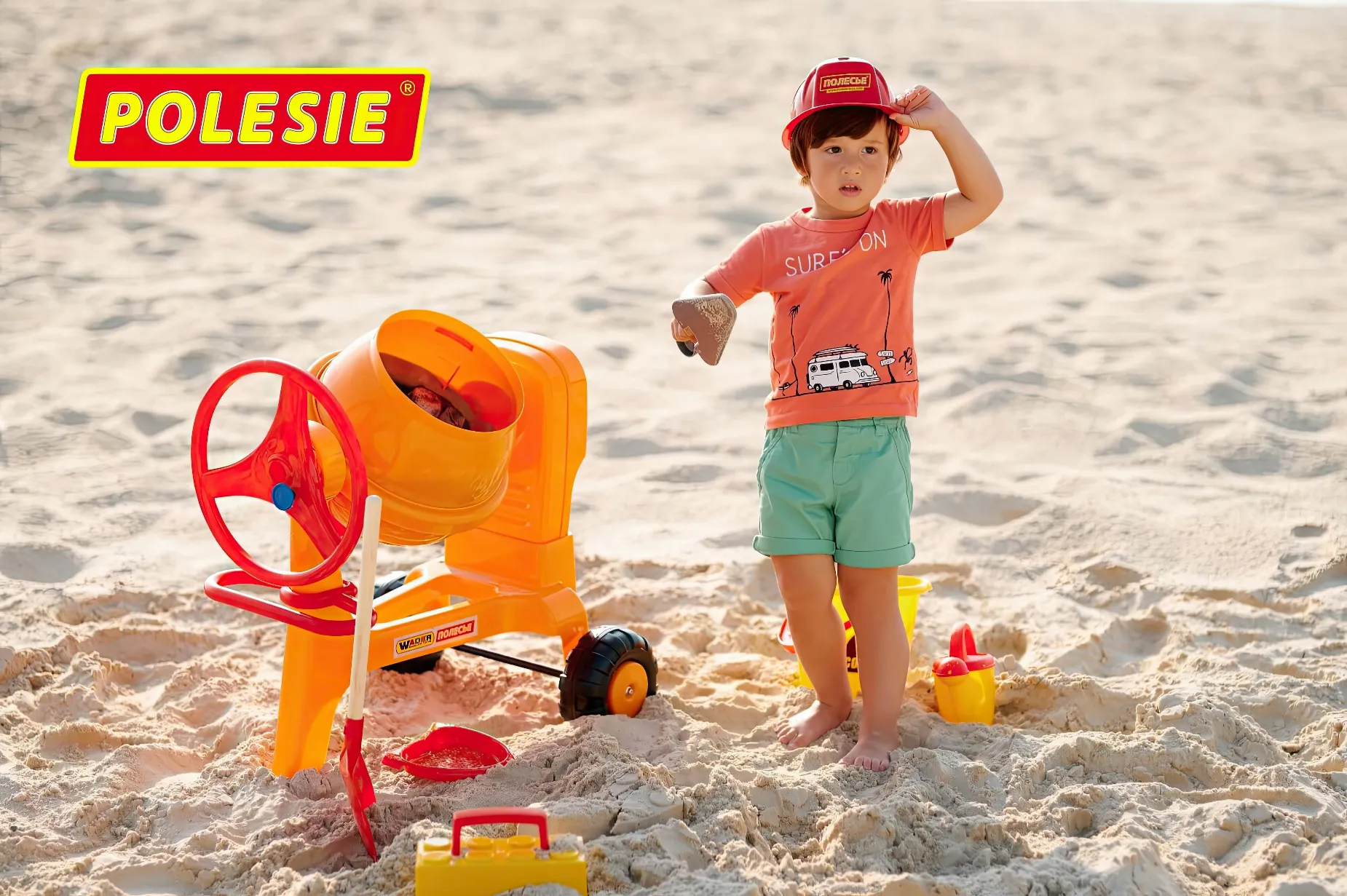 Cement-mixer Construction Playset 8 Pcs - Image 10