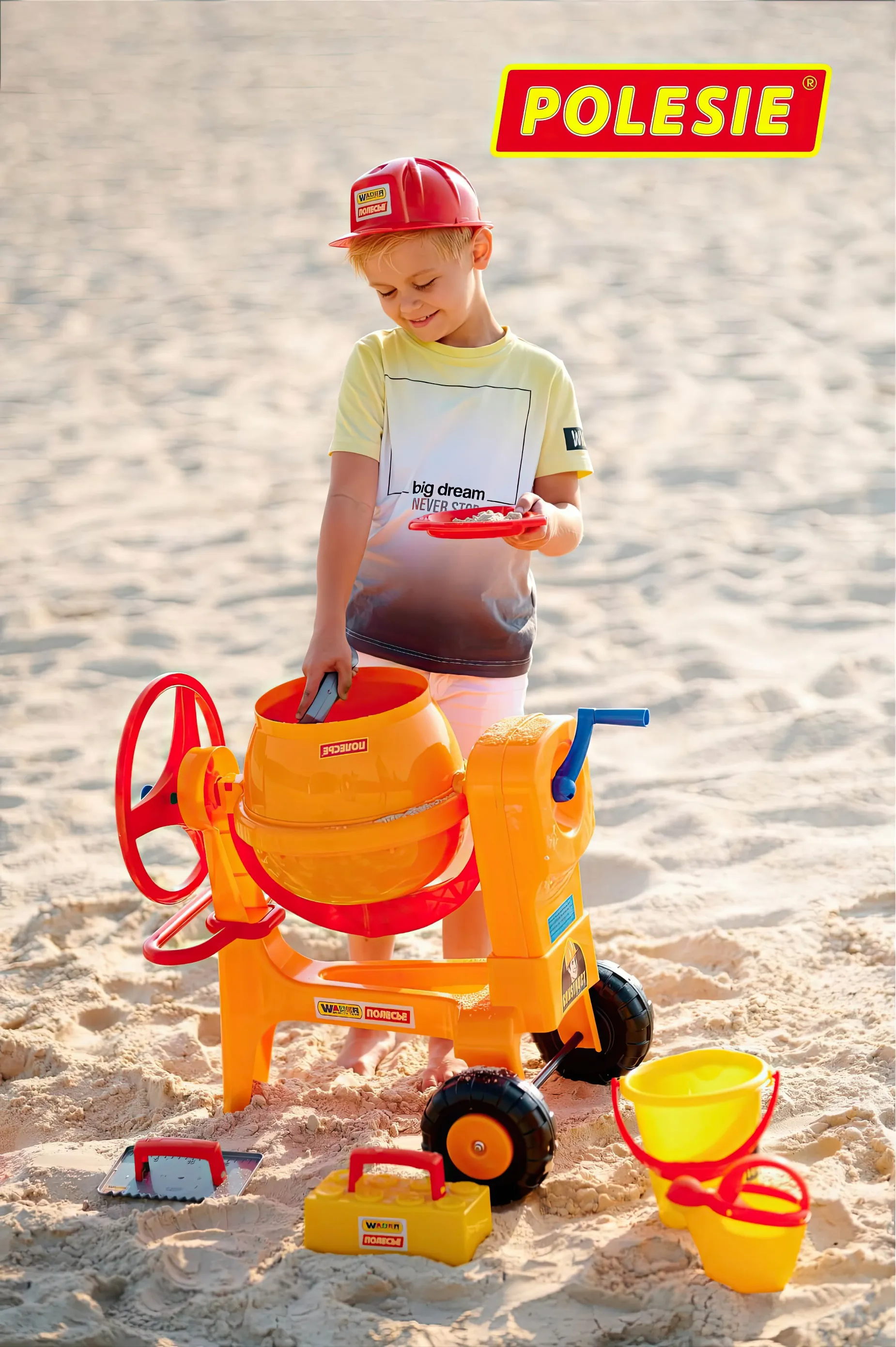 Cement-mixer Construction Playset 8 Pcs - Image 12