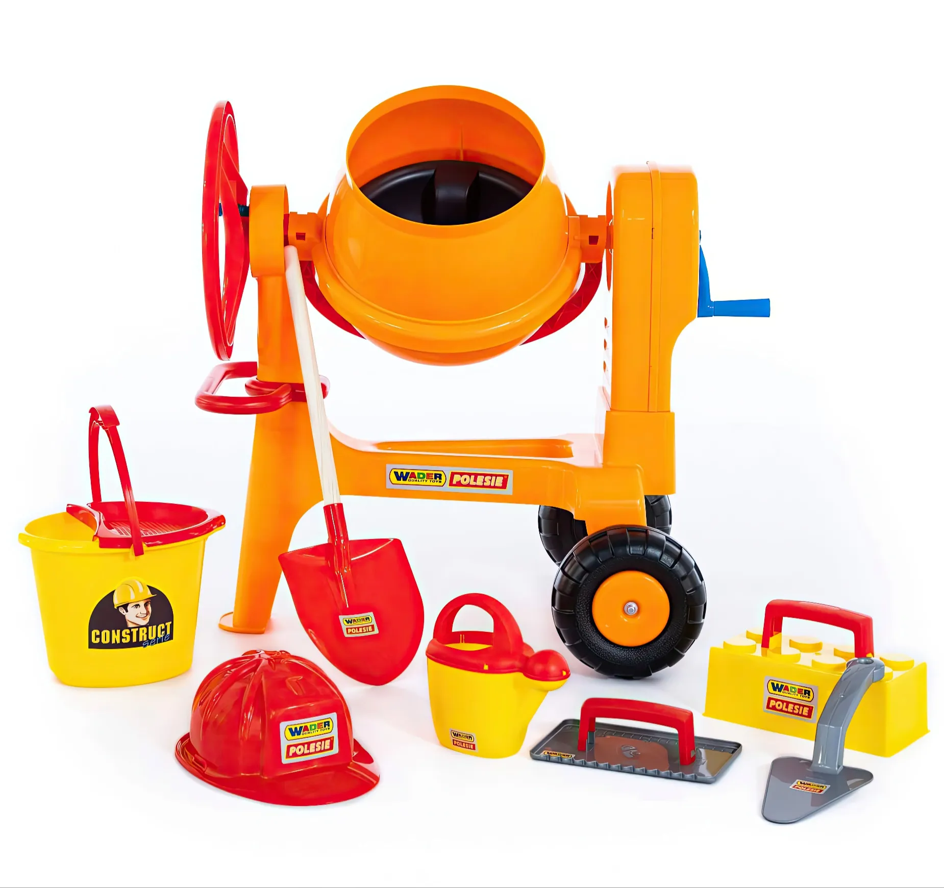 Cement-mixer Construction Playset 8 Pcs - Image 5