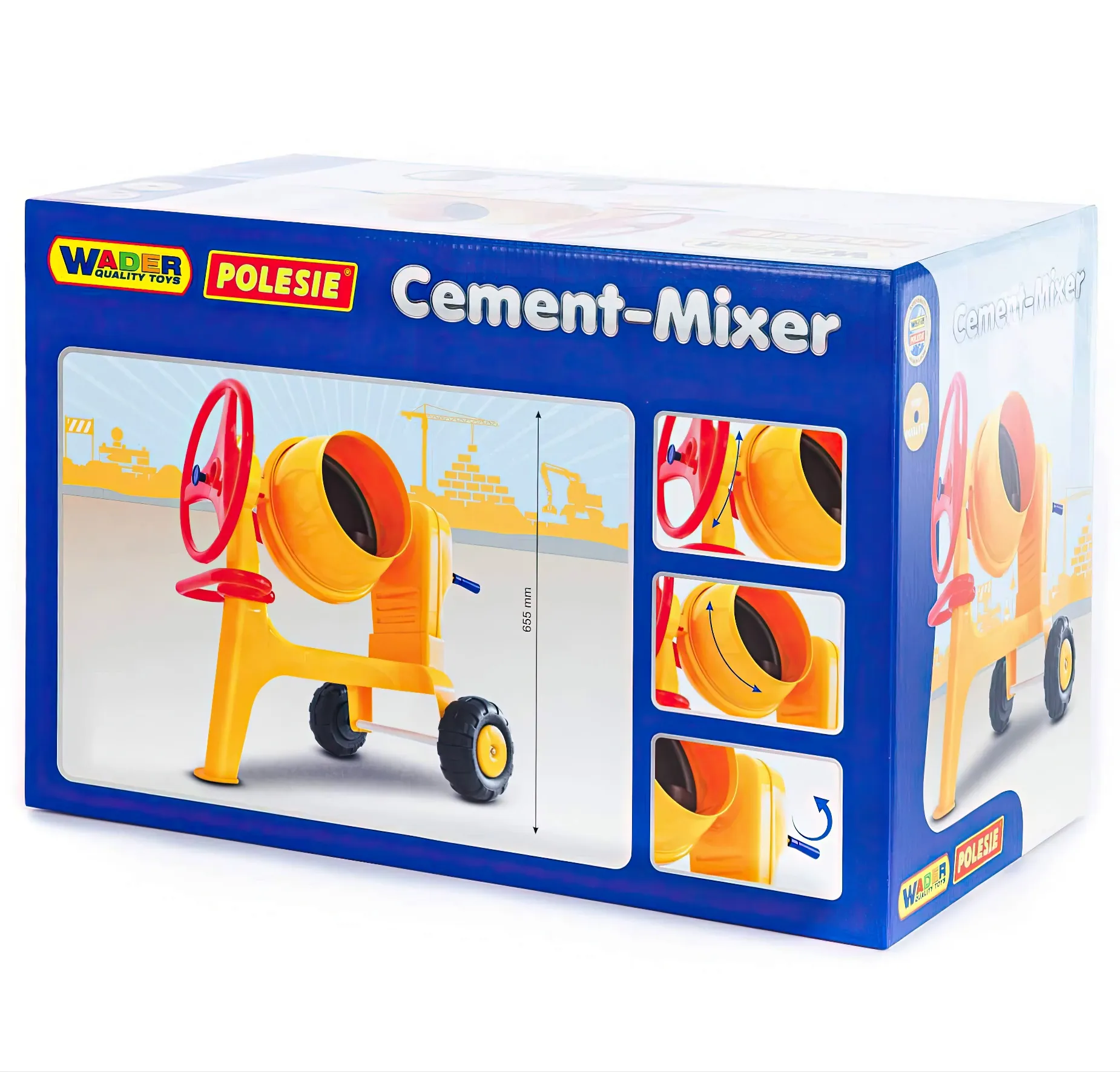 Cement-mixer Construction Playset 8 Pcs - Image 6