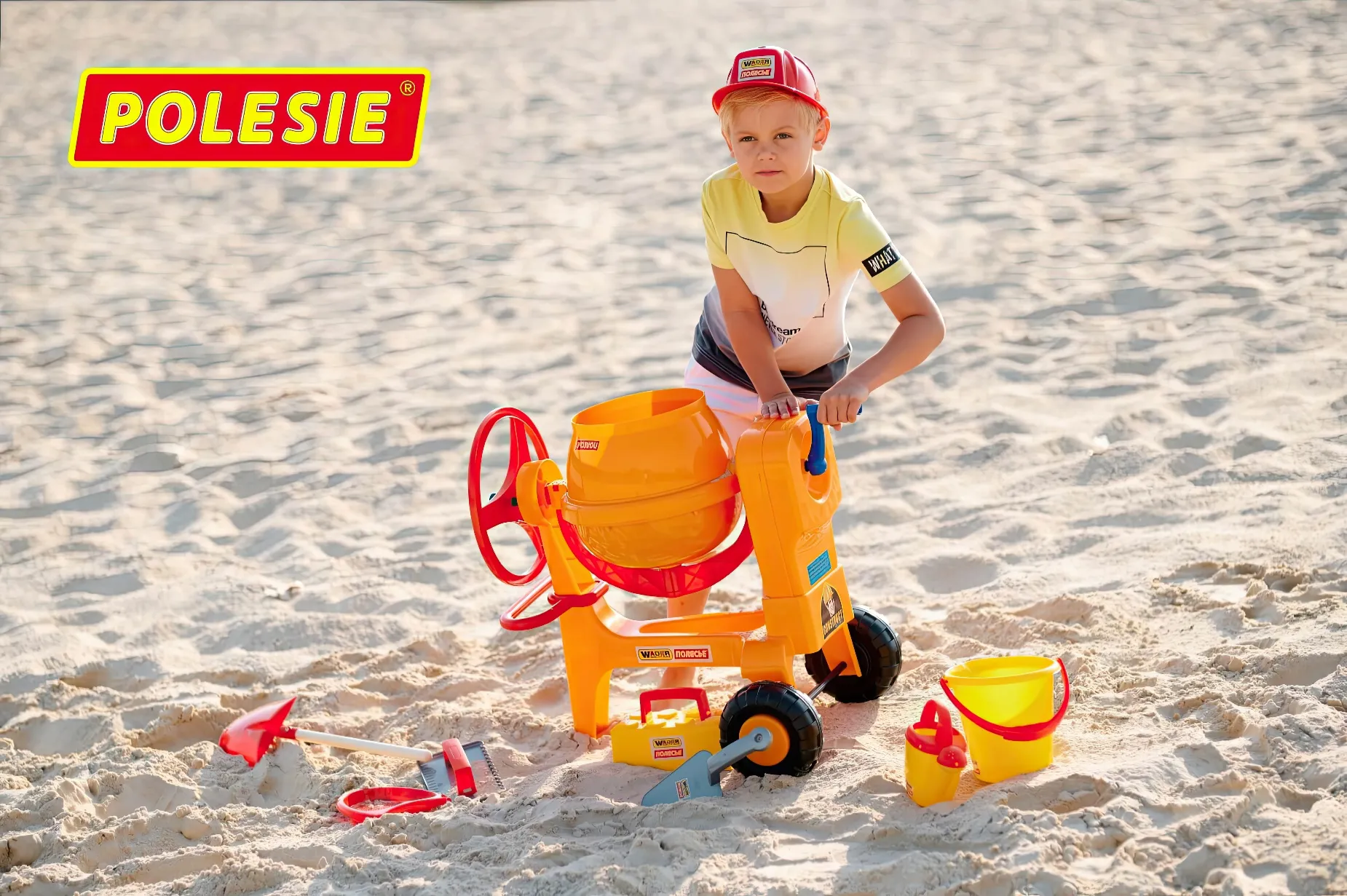 Cement-mixer Construction Playset 8 Pcs - Image 9