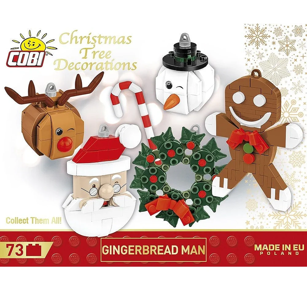 COBI Christmas Tree Decorations - Gingerbread Man - Image 6