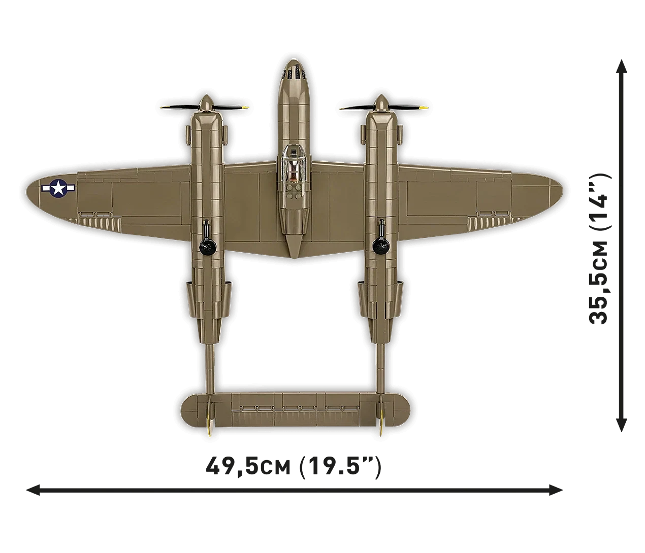 COBI Lockheed P-38h Lightning Aircraft - Image 6