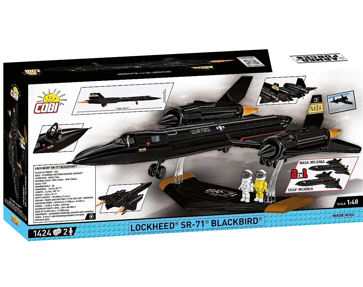 COBI Lockheed Sr-71 Blackbird Executive Model Kit - Image 10