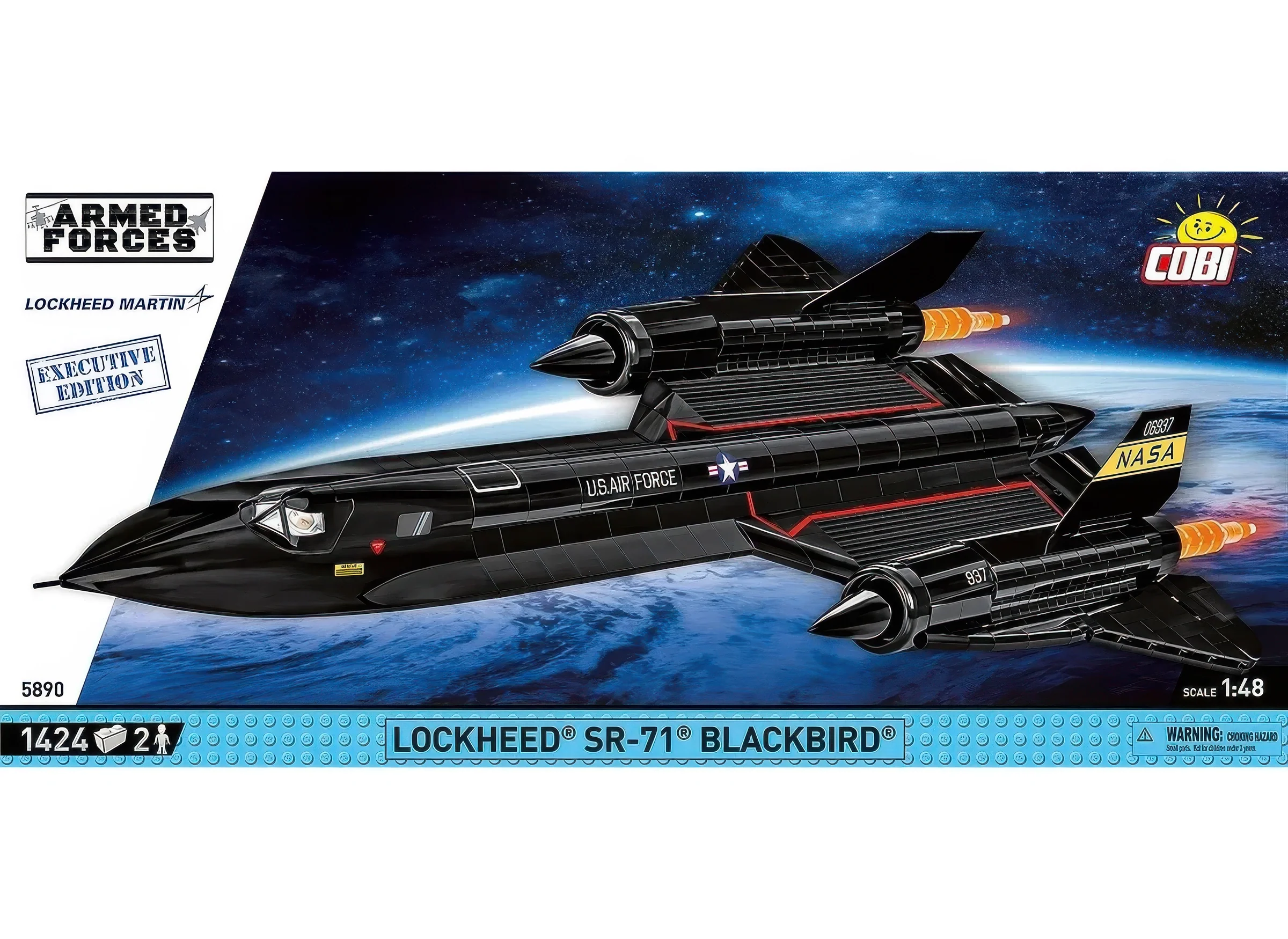 COBI Lockheed Sr-71 Blackbird Executive Model Kit - Image 11