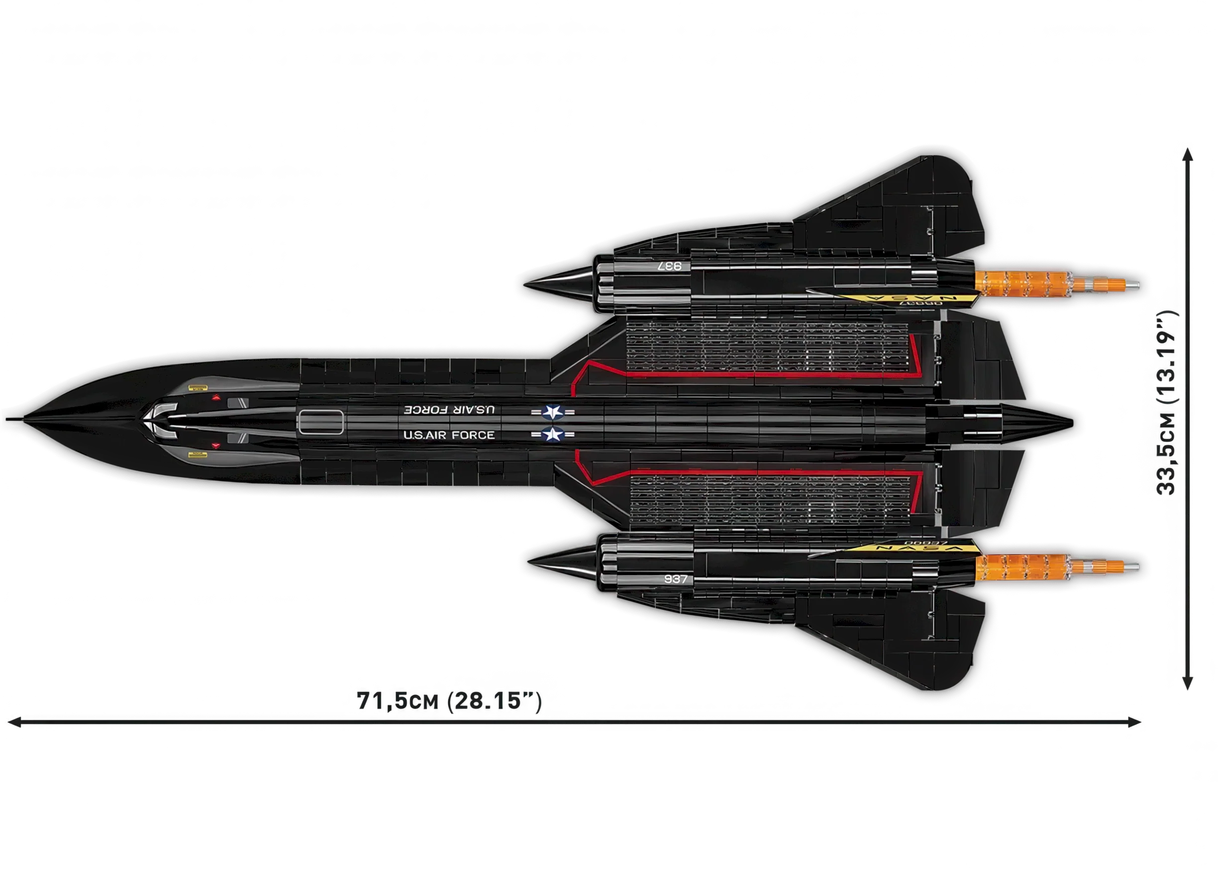 COBI Lockheed Sr-71 Blackbird Executive Model Kit - Image 2