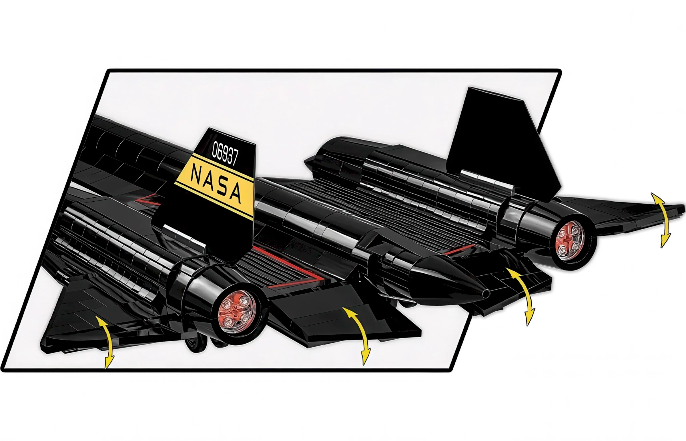 COBI Lockheed Sr-71 Blackbird Executive Model Kit - Image 8