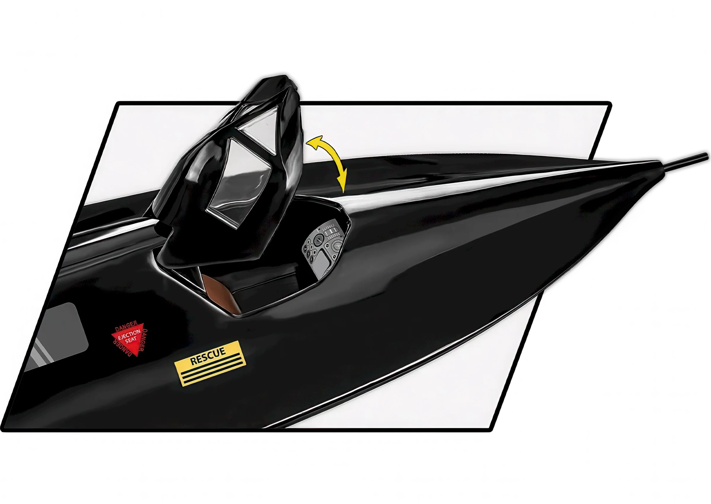 COBI Lockheed Sr-71 Blackbird Executive Model Kit - Image 9