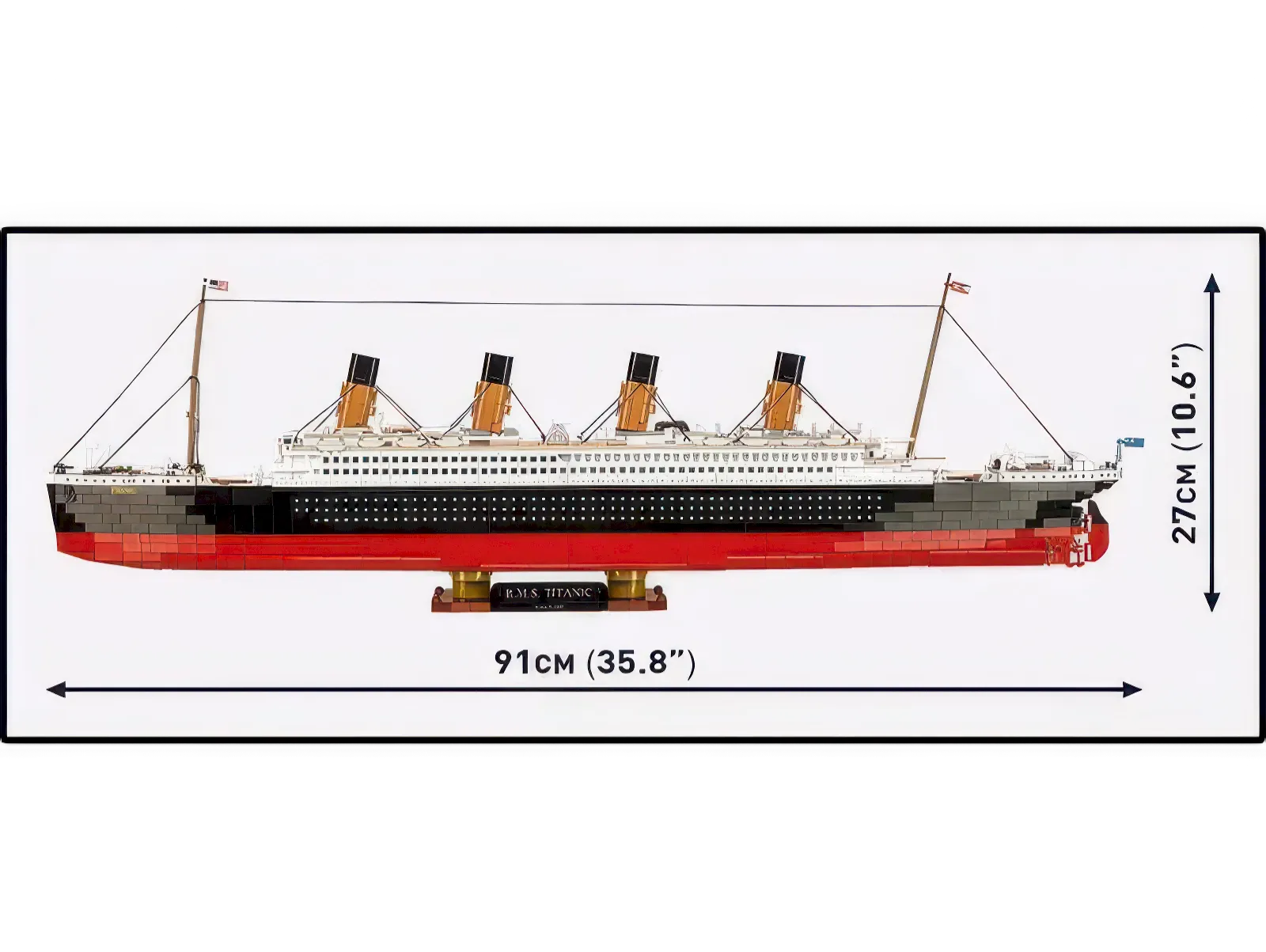 COBI R.m.s. Titanic 1:300 Scale Model Kit - Image 4