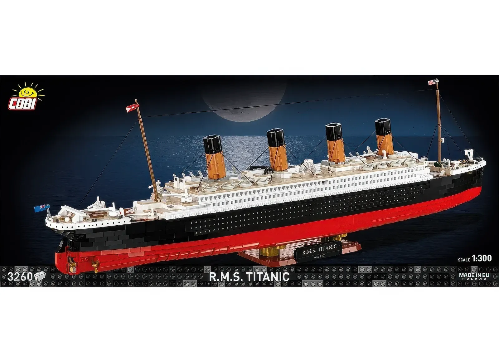COBI R.m.s. Titanic 1:300 Scale Model Kit - Image 5