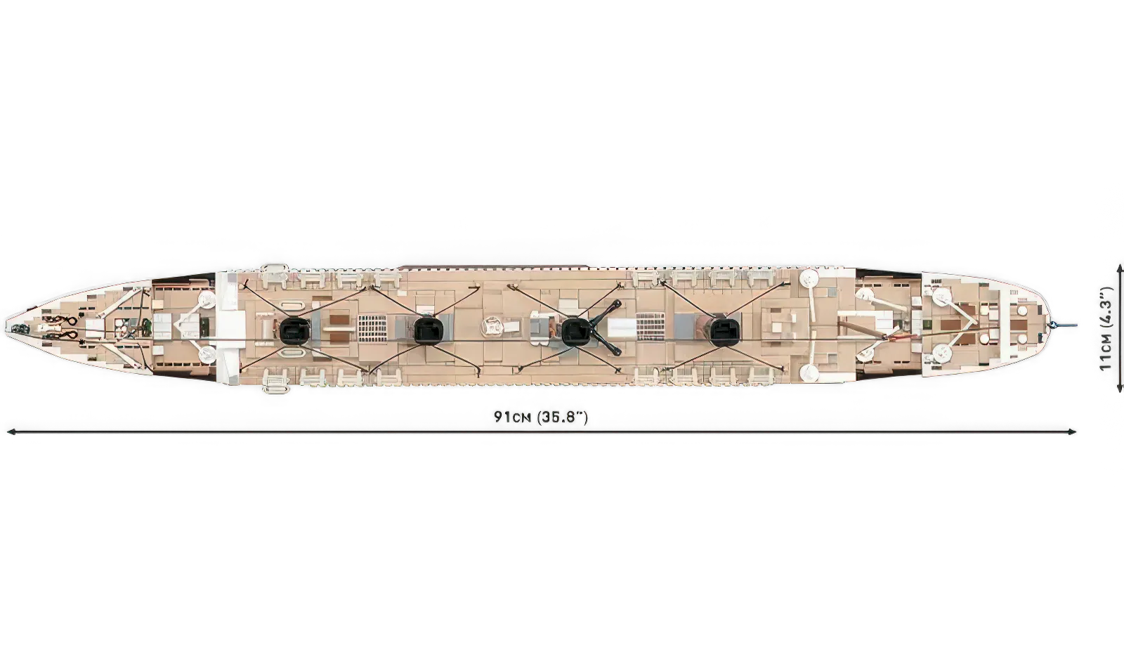 COBI R.m.s. Titanic 1:300 Scale Model Kit - Image 6
