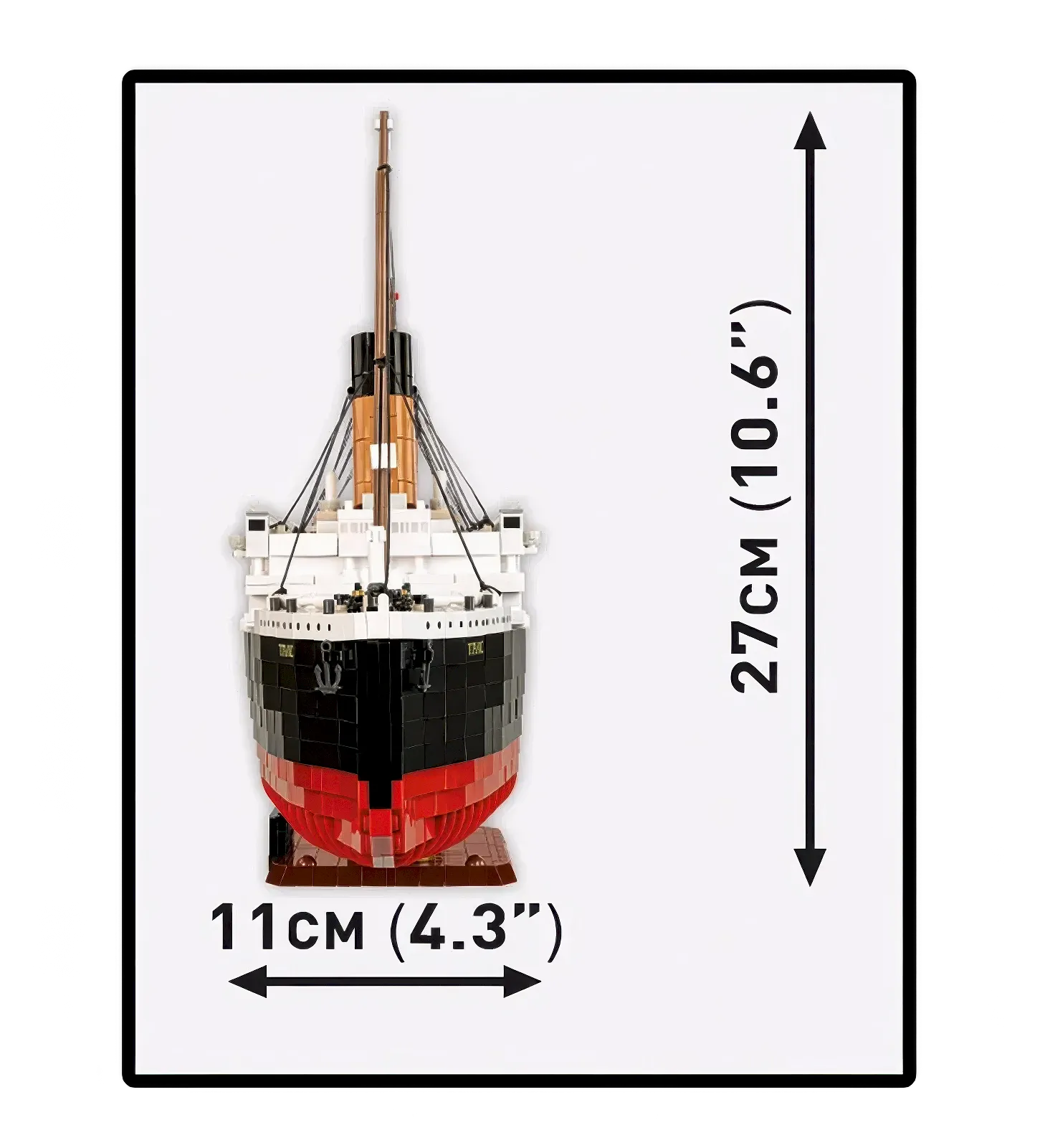 COBI R.m.s. Titanic 1:300 Scale Model Kit - Image 8