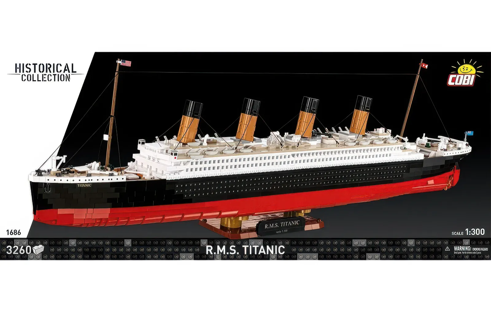 COBI R.m.s. Titanic 1:300 Scale Model Kit - Image 9