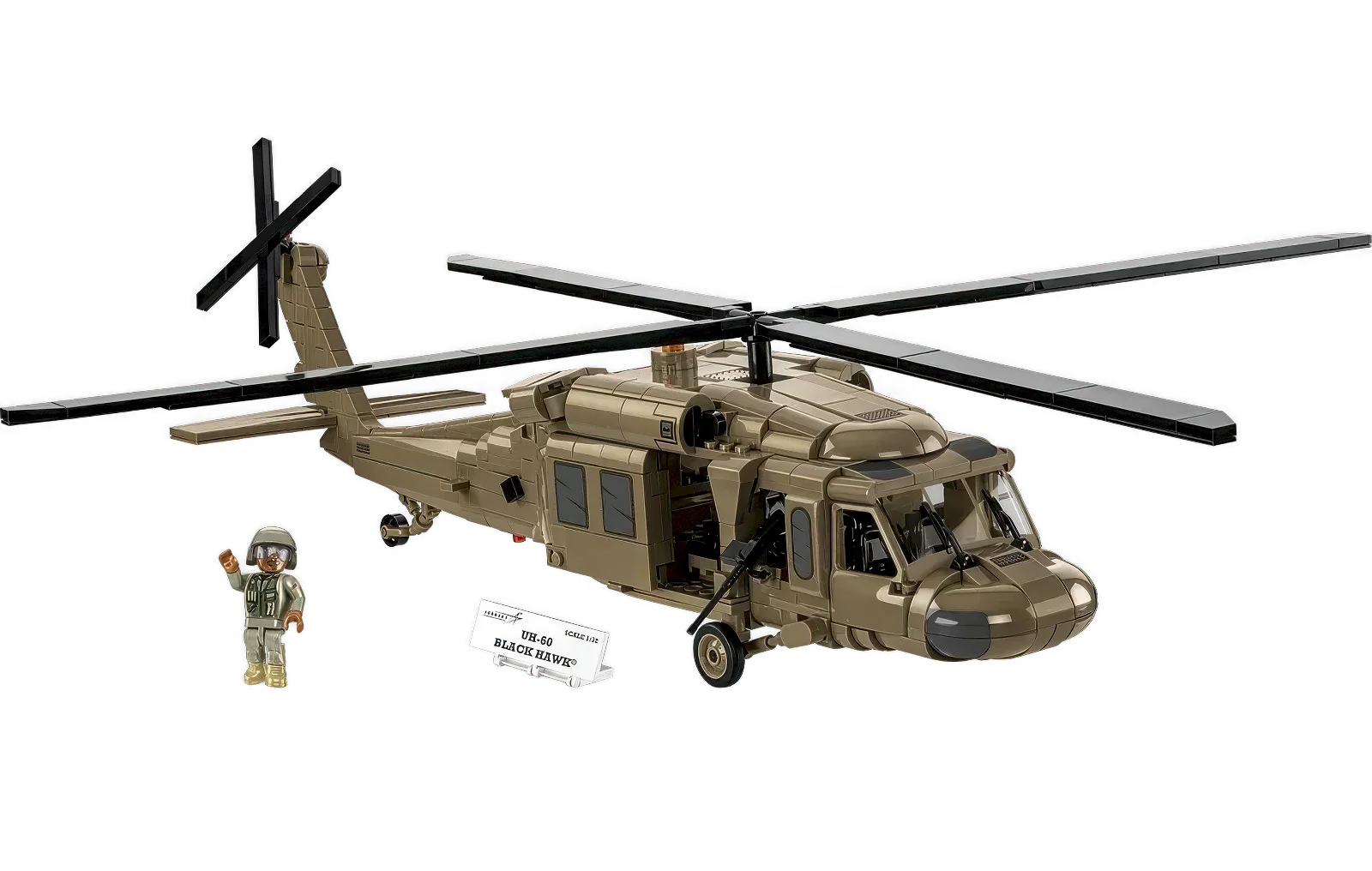 COBI Sikorsky Uh-60 Black Hawk Military Helicopter Model Kit - Image 3