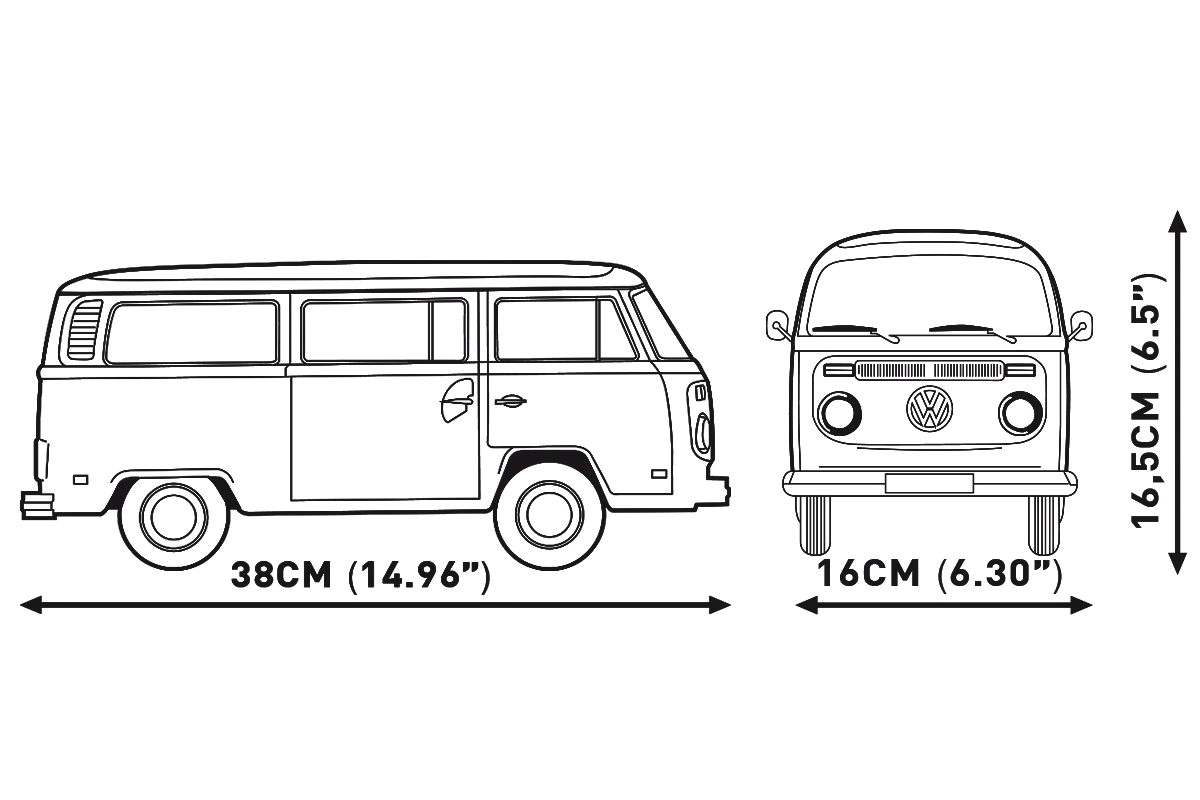 COBI Volkswagen T2b Transporter Bus - Image 14