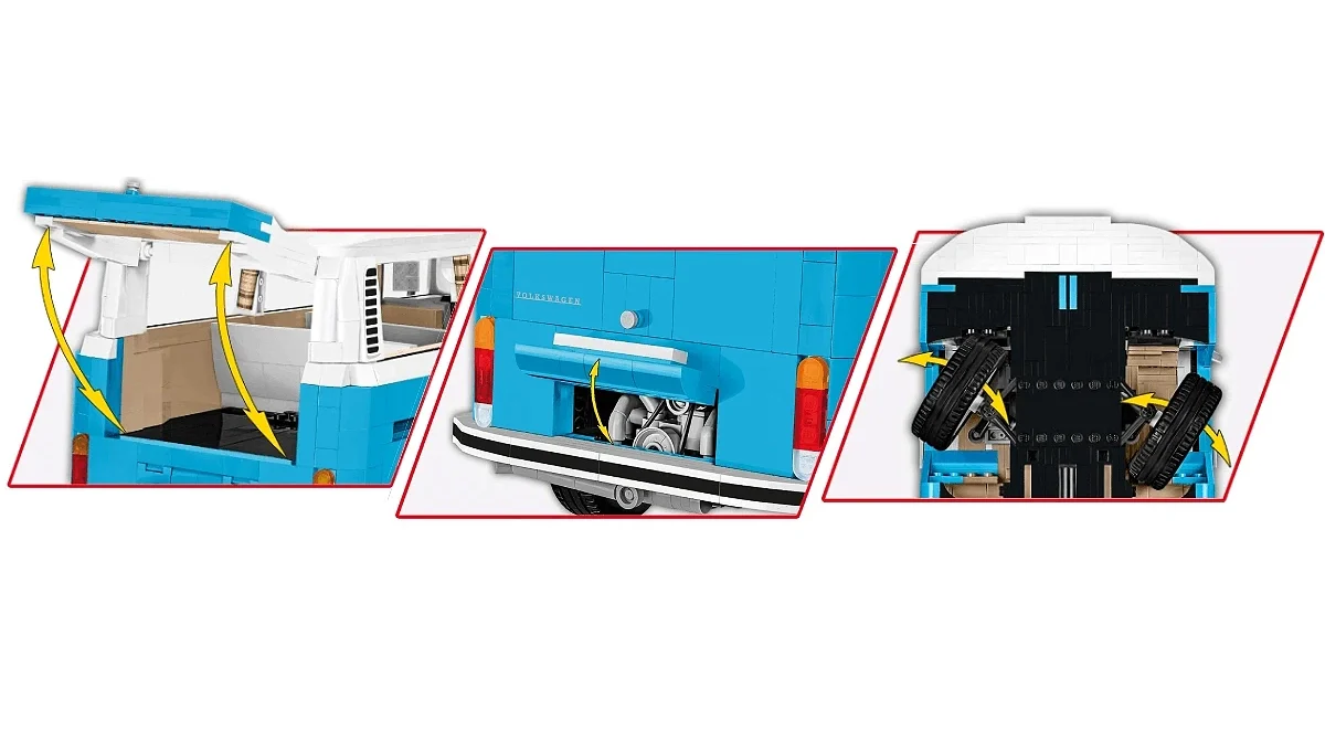 COBI Volkswagen T2b Transporter Bus - Image 7