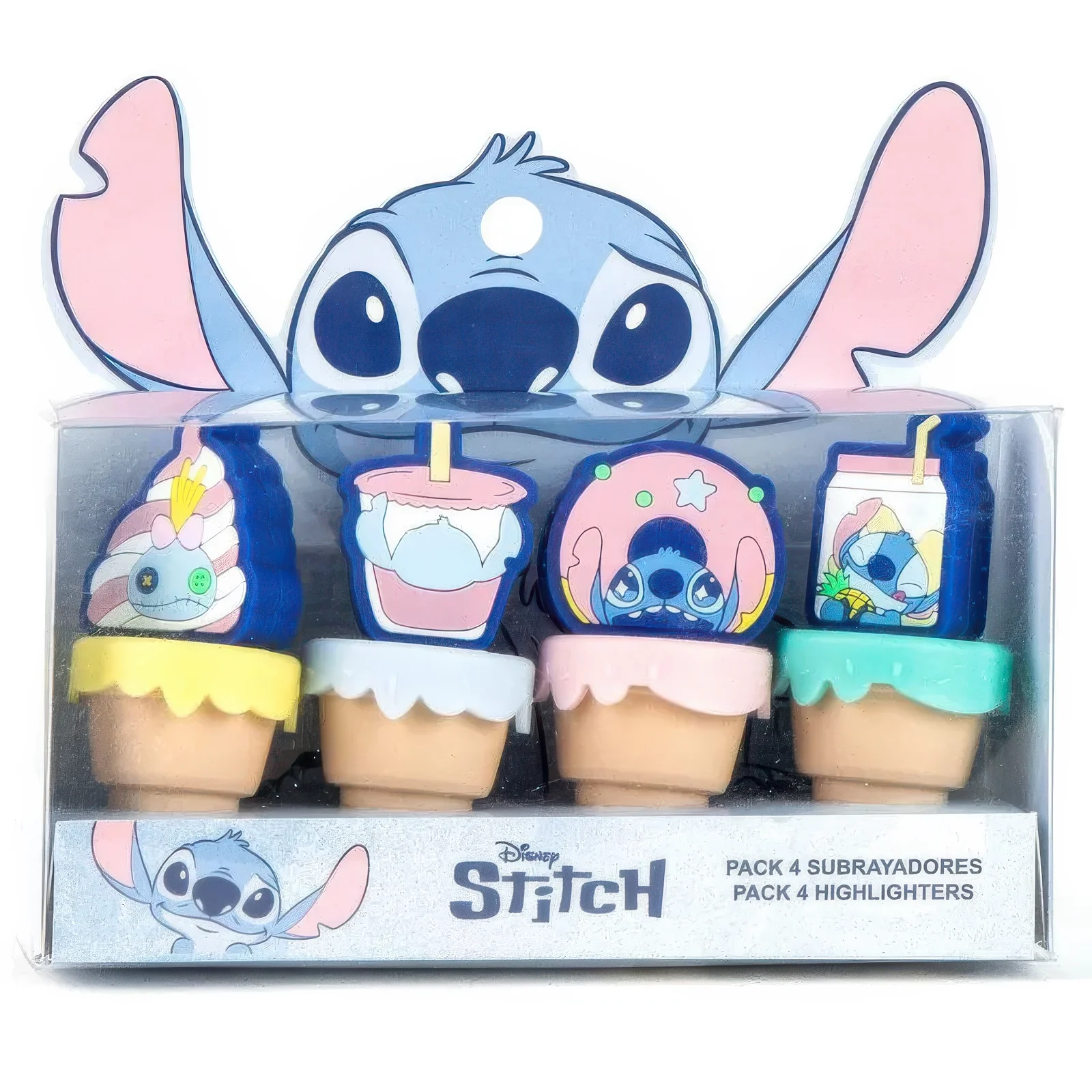 Disney Stitch Ice Cream Cone Highlighters - Set of 4 - Image 2