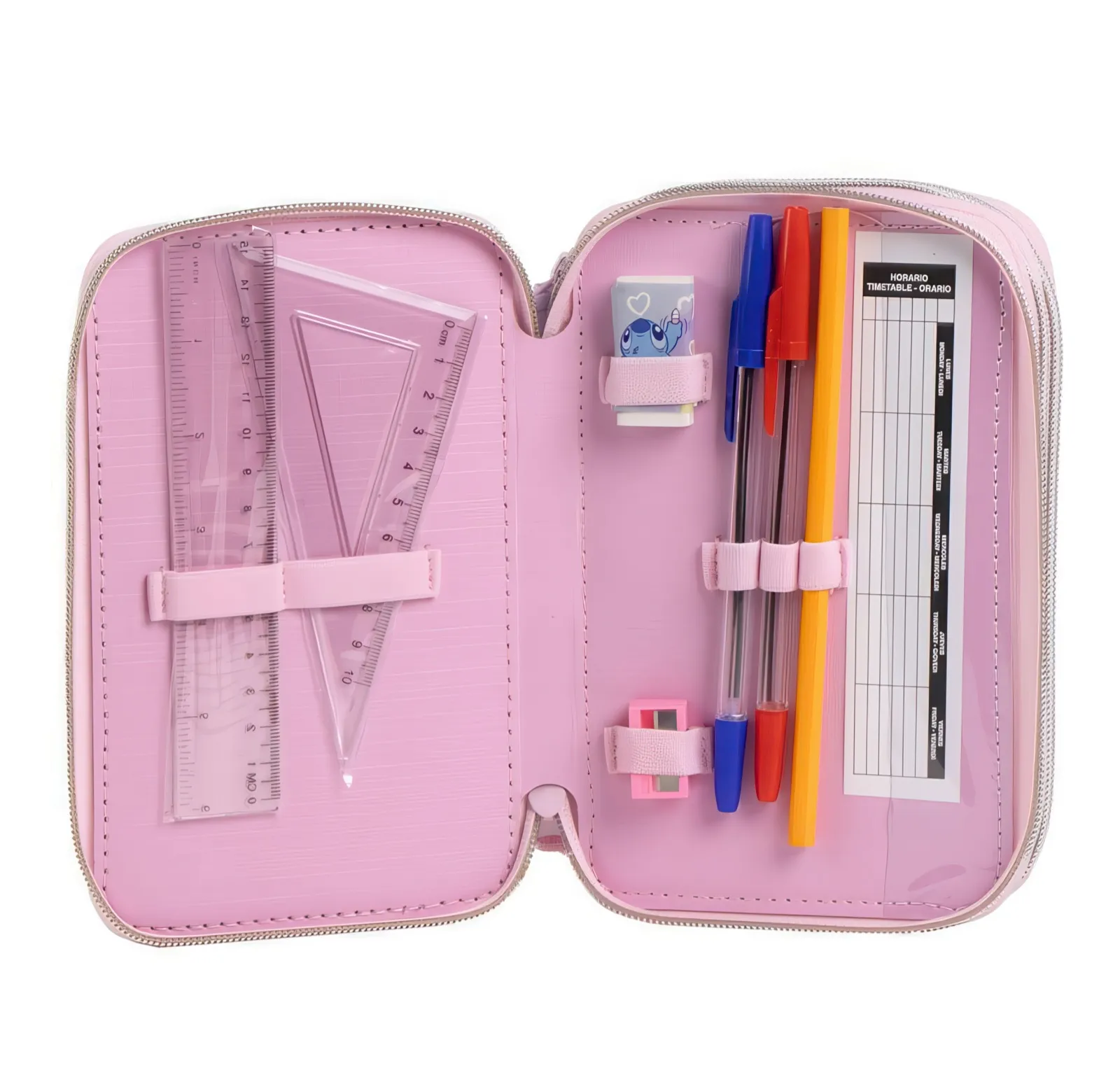 Disney Stitch Triple Pencil Case - Image 3
