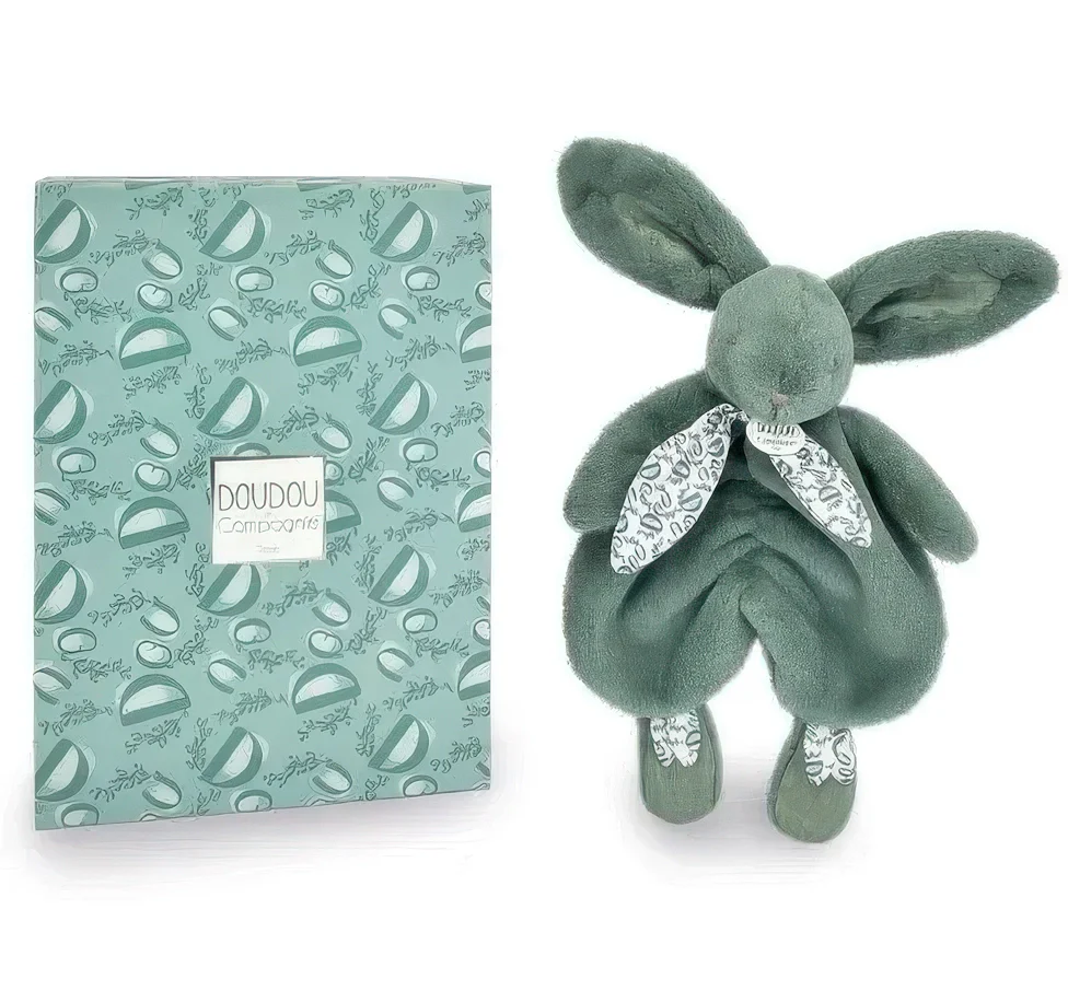 DOUDOU Rabbit Green Rabbit Comforter 29cm - Image 2