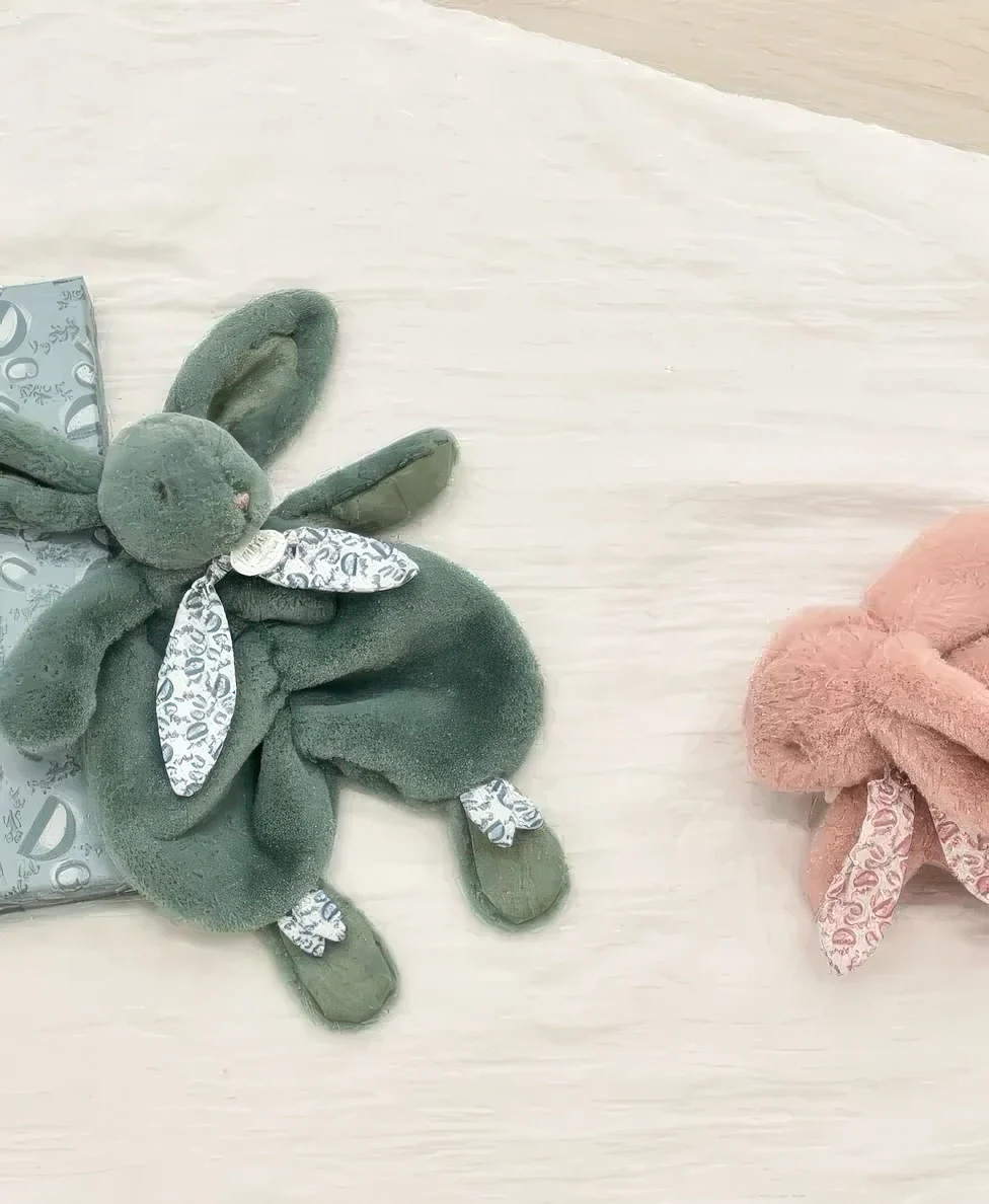 DOUDOU Rabbit Green Rabbit Comforter 29cm - Image 5