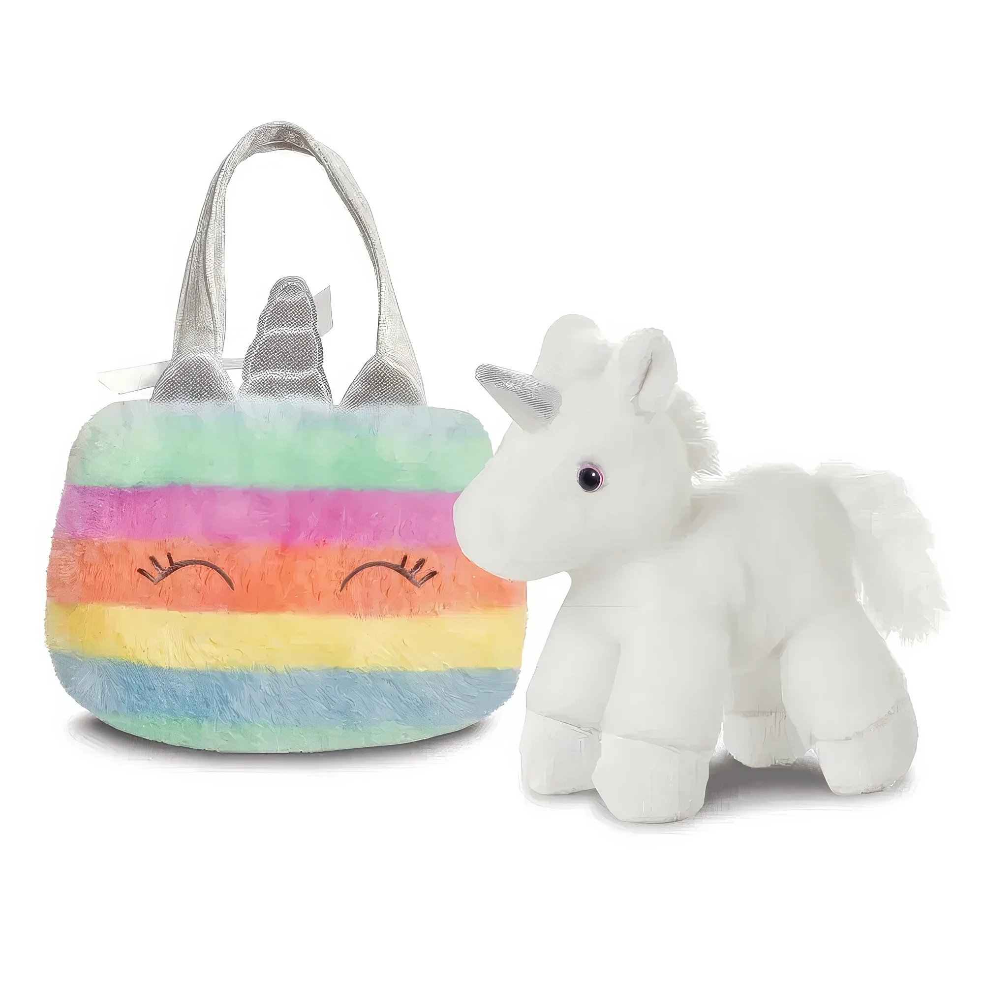 Fancy Pal Rainbow Unicorn Soft Toy - Image 2