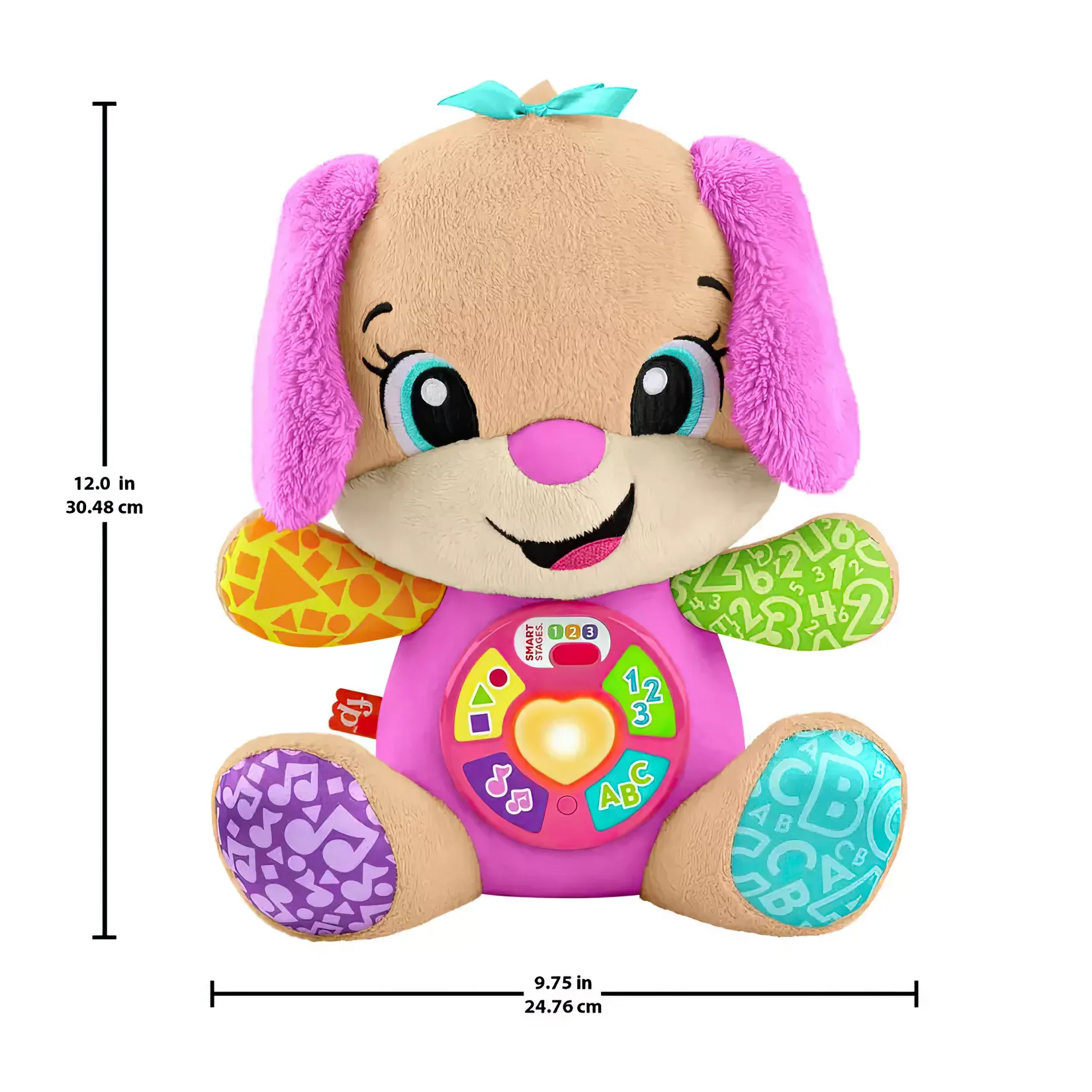 Fisher-Price Laugh & Learn Smart Stages Sis Pink Plush - Image 5