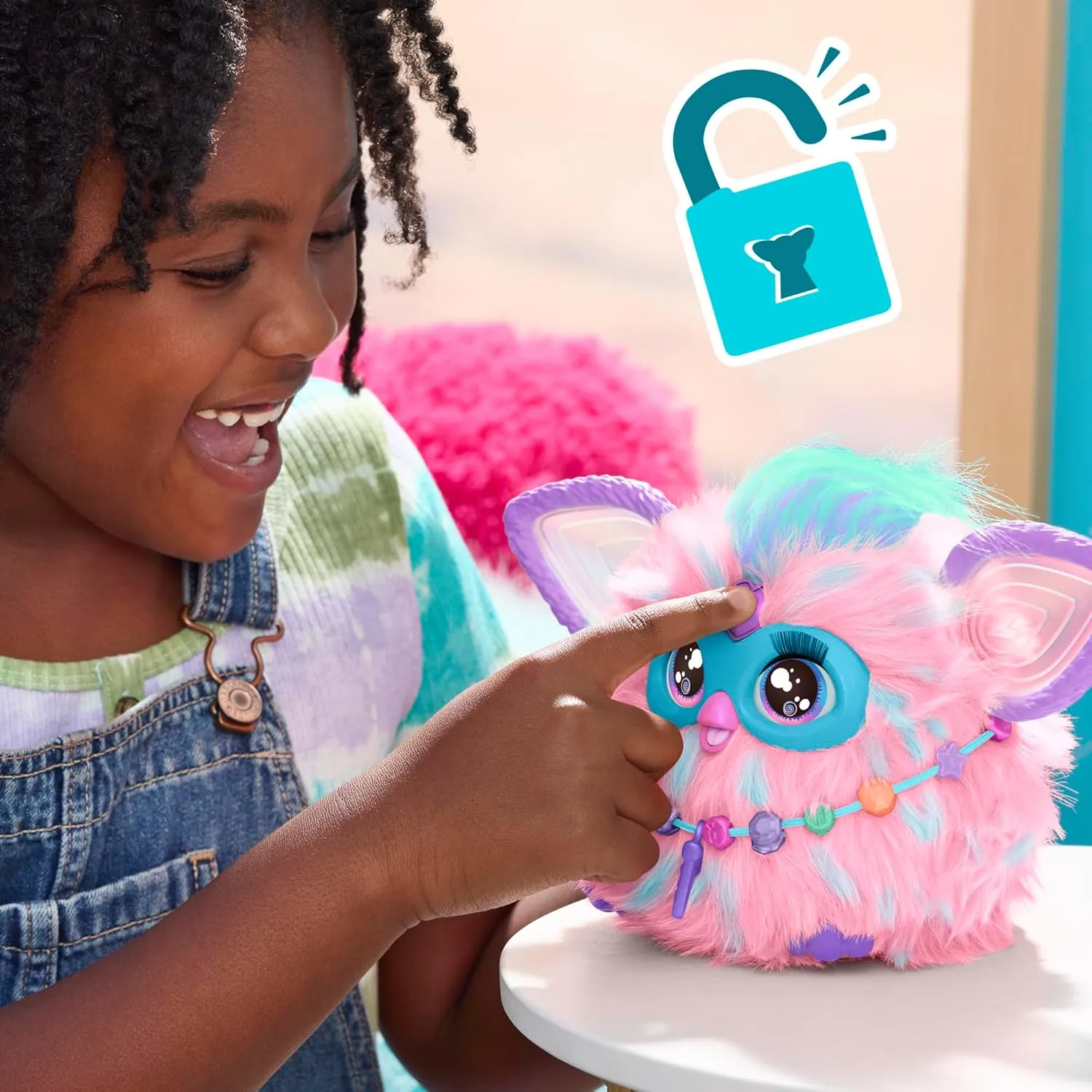 FURBY Cotton Candy Interactive Plush Toy - Image 6