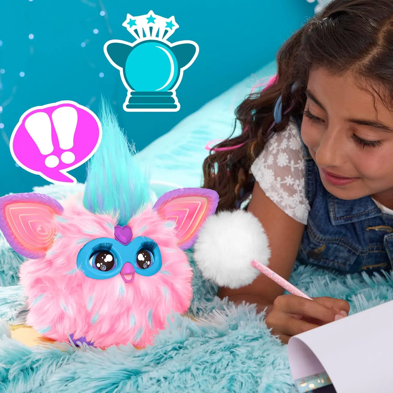 FURBY Cotton Candy Interactive Plush Toy - Image 8