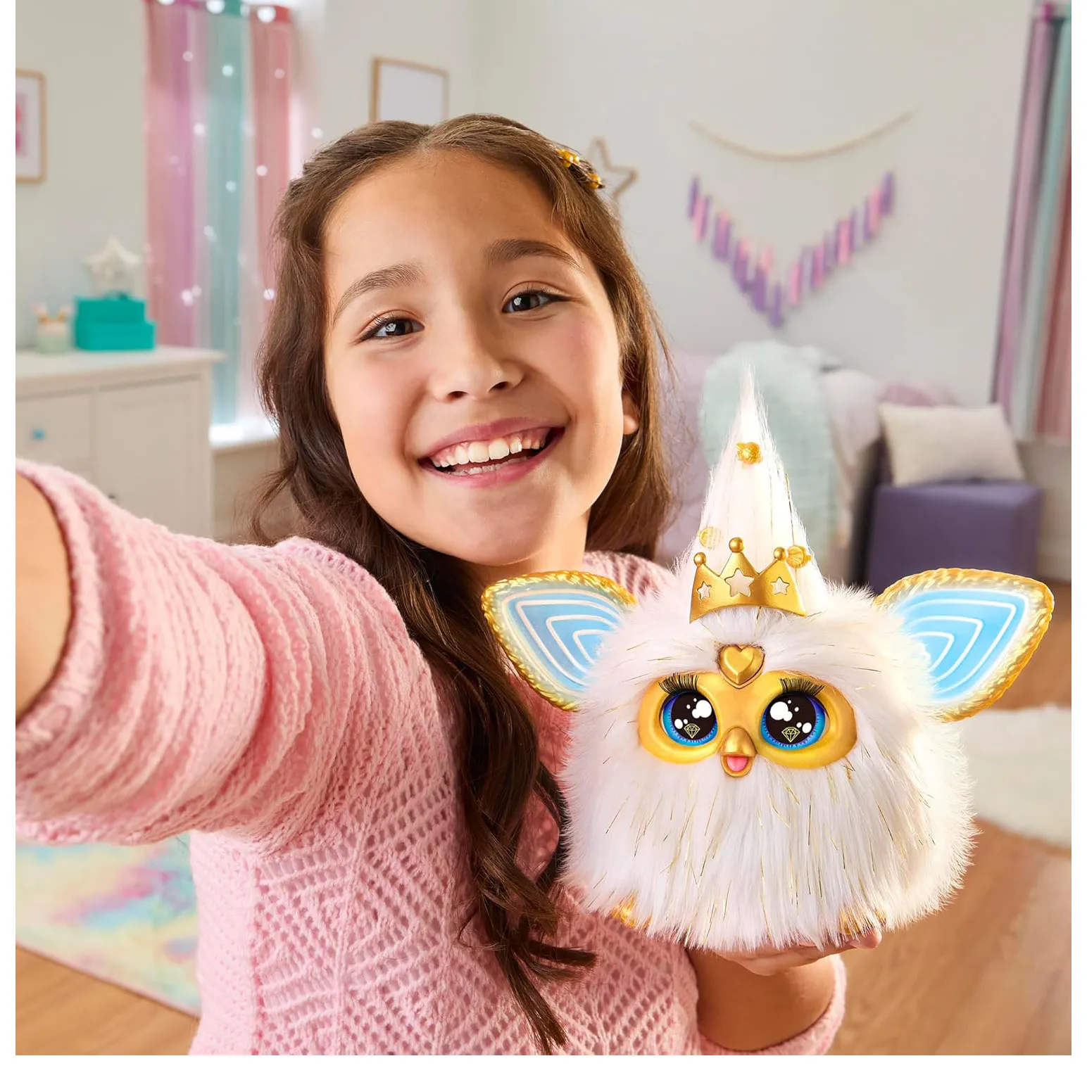 FURBY Gold Glam Interactive Plush Toy - Image 4