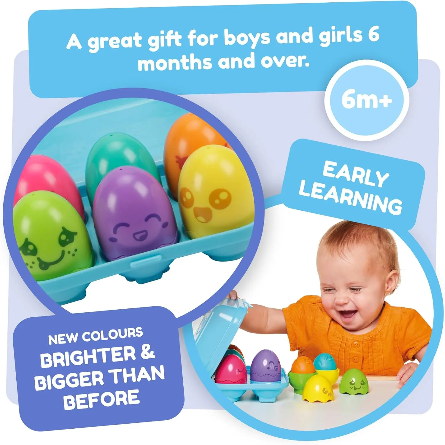 TOMY Hide and Squeak Bright Chicks Baby Toy - Image 2