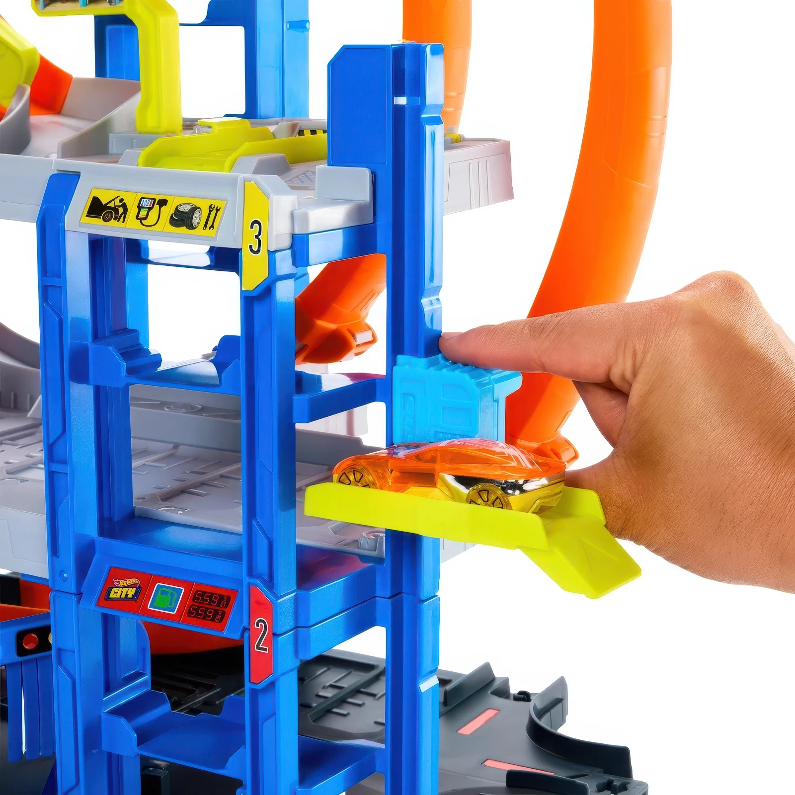 Hot Wheels City Mega Garage Loop Playset - Image 4