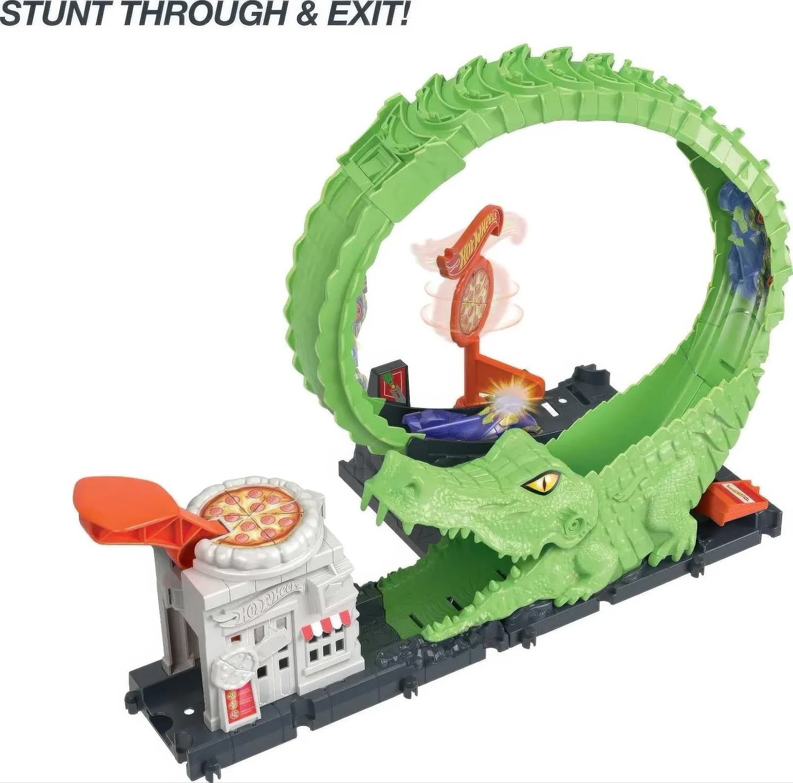 Hot Wheels City Gator Loop Attack Playset - Image 5