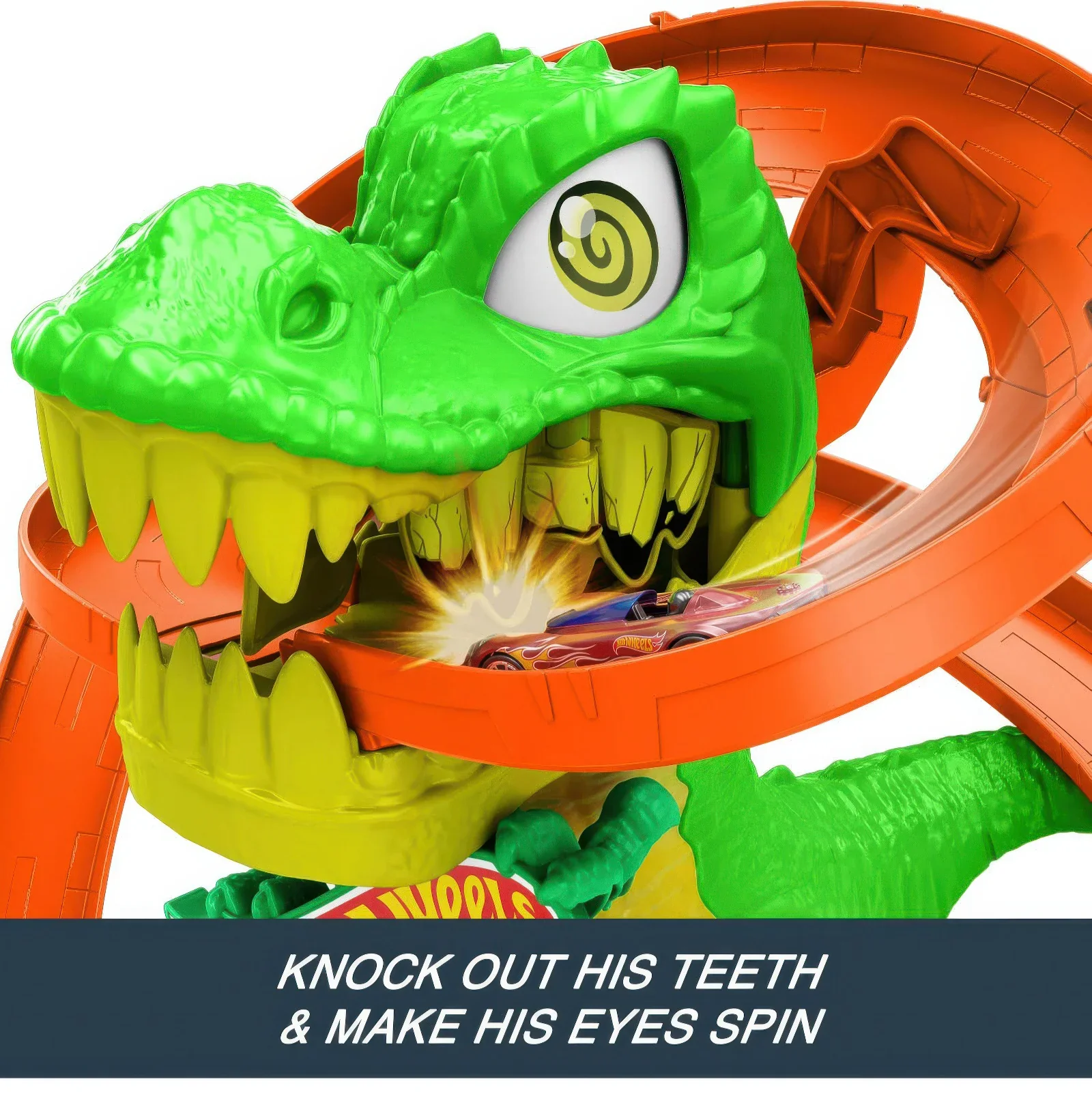Hot Wheels City T-rex Blaze Battle Playset - Image 7