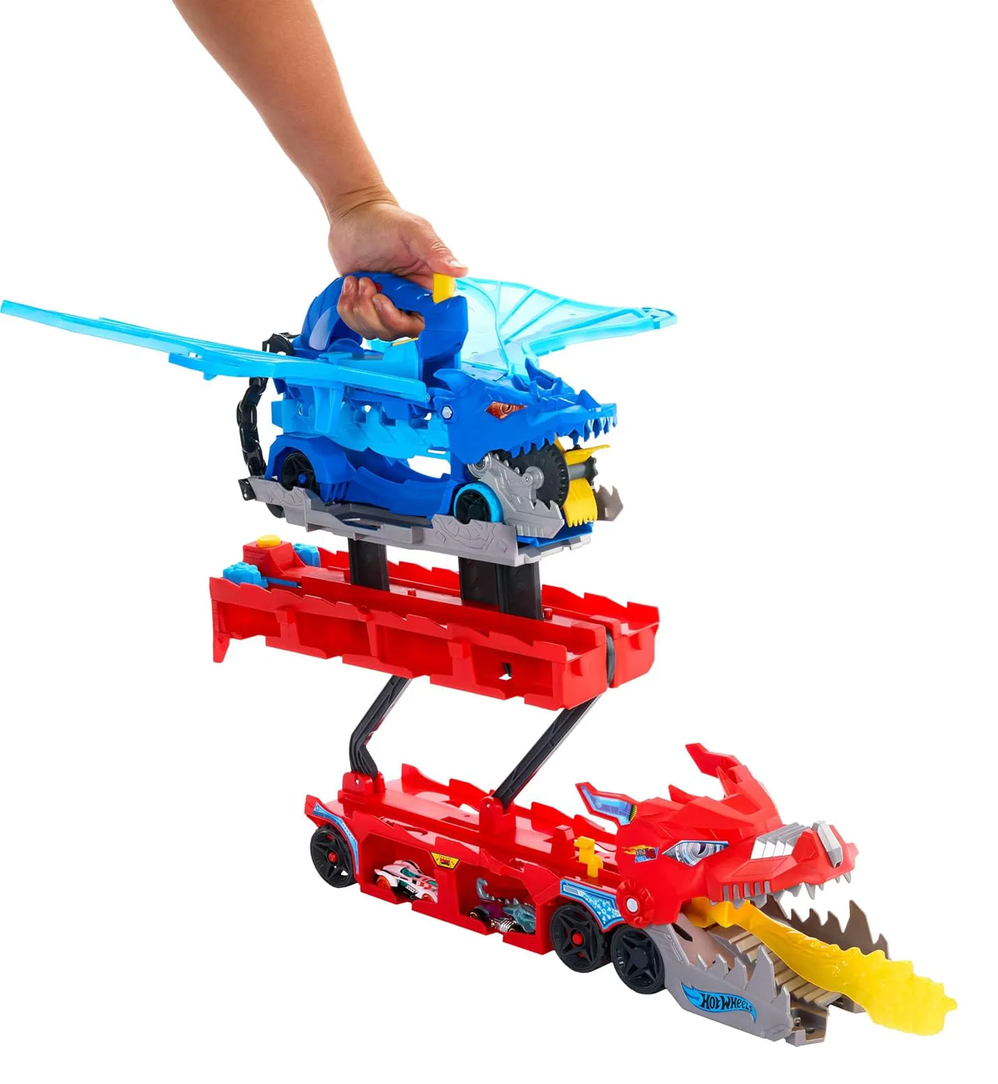 Hot Wheels City Ultimate Dual Dragon Transporter Playset - Image 3