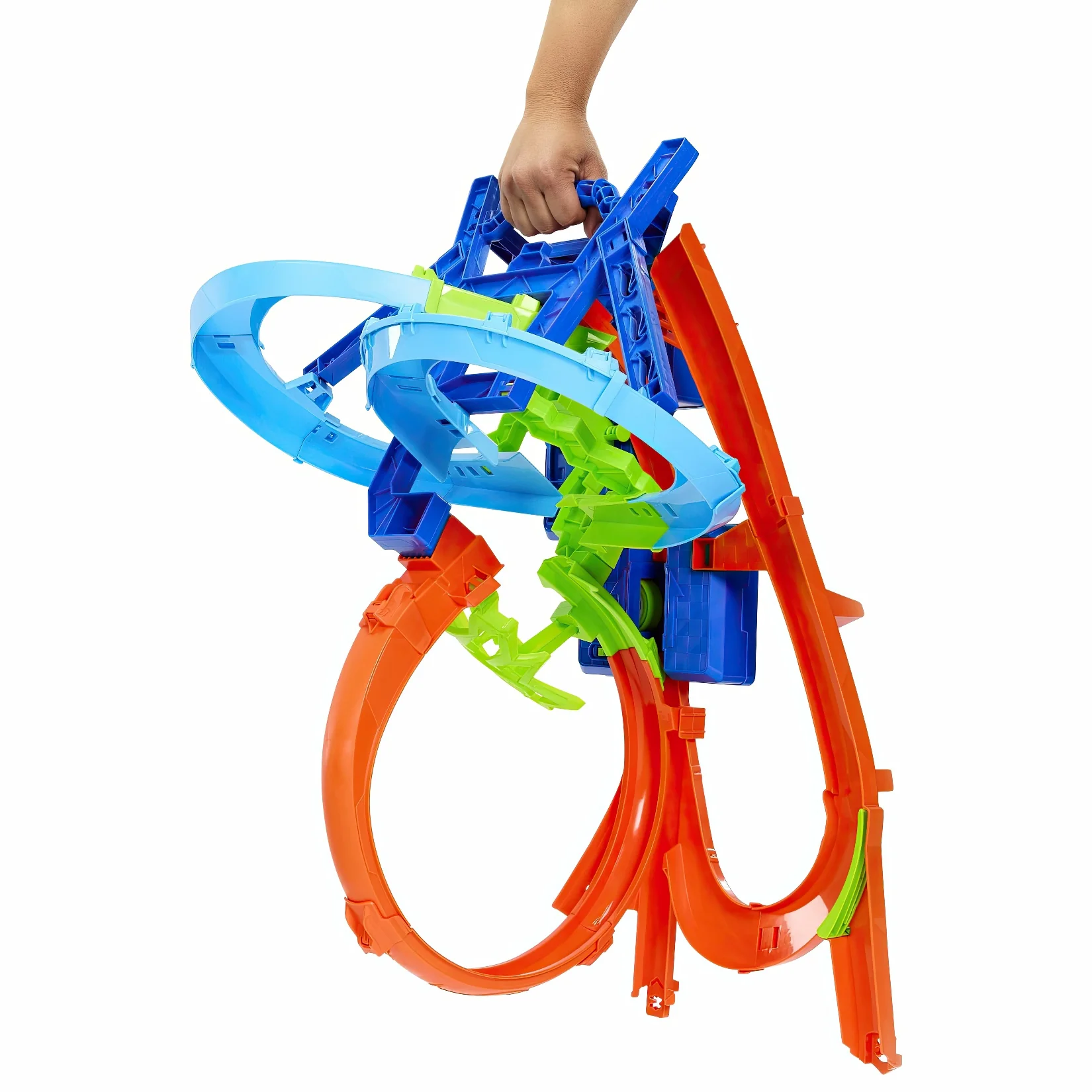 Hot Wheels Stunt Tracks Mid-air Car Crash Playset - Image 4