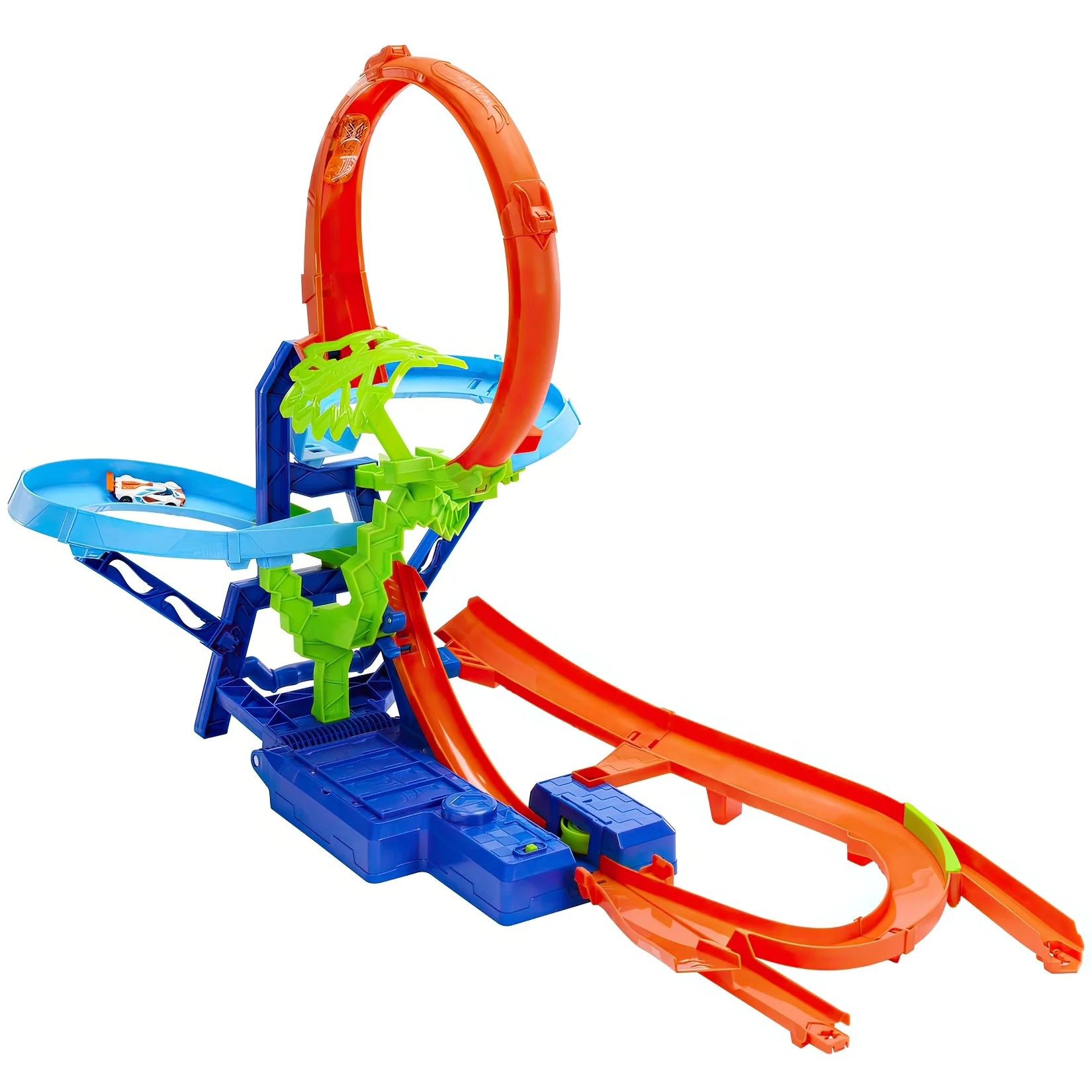 Hot Wheels Stunt Tracks Mid-air Car Crash Playset - Image 5
