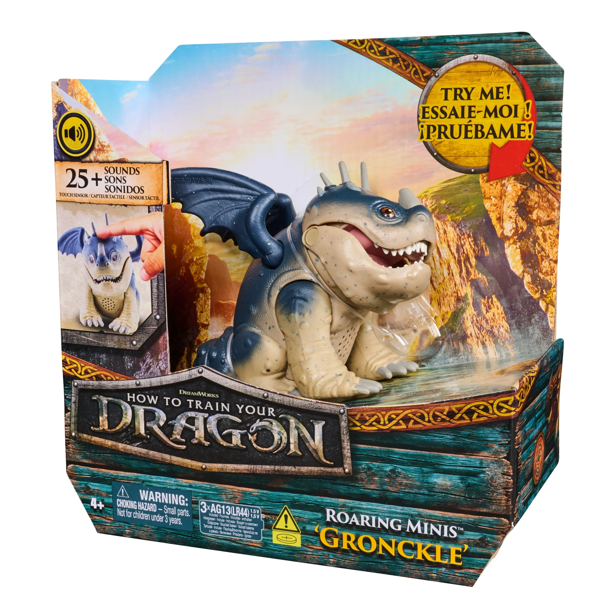 How To Train Your Dragon Roaring Minis - Gronckle Interactive Toy - Image 3