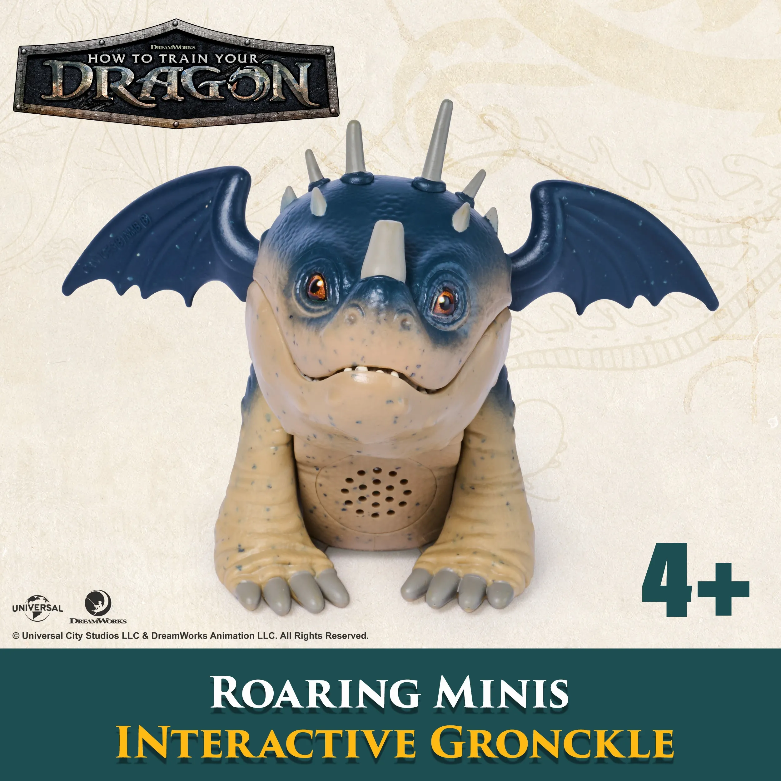 How To Train Your Dragon Roaring Minis - Gronckle Interactive Toy - Image 4