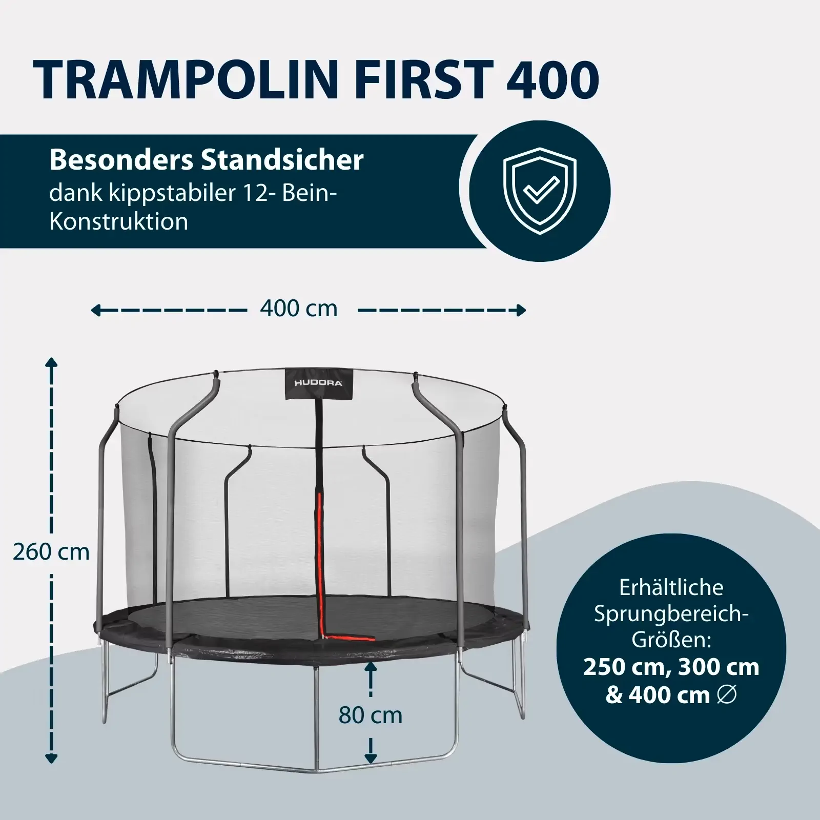 Hudora First Trampoline 300v - Image 3