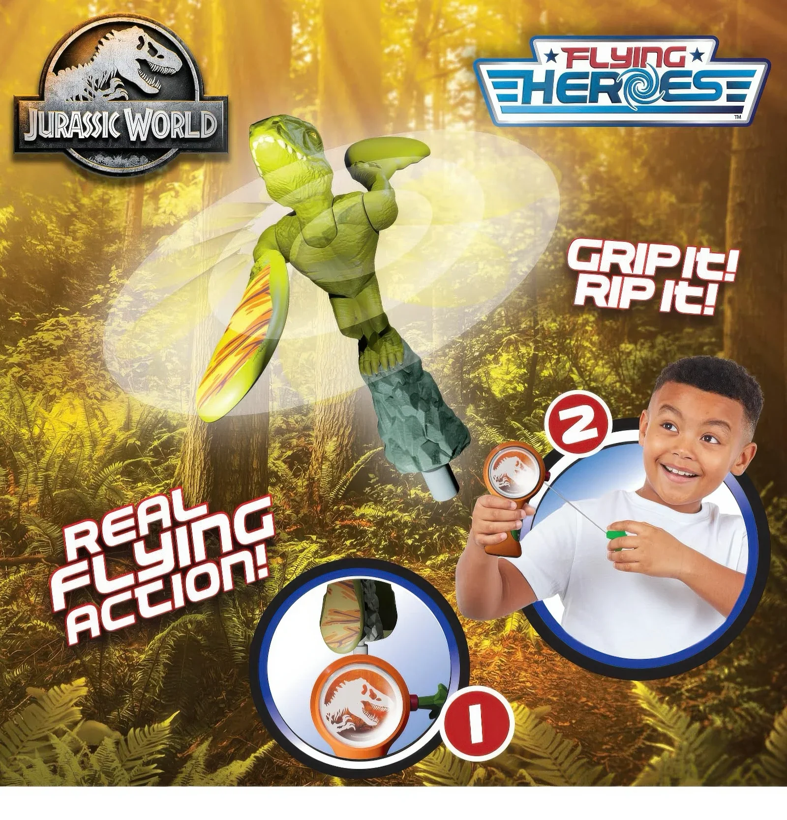 Jurassic Sonic & Tails Dimorphadon Flying Dinosaur Toy - Image 4