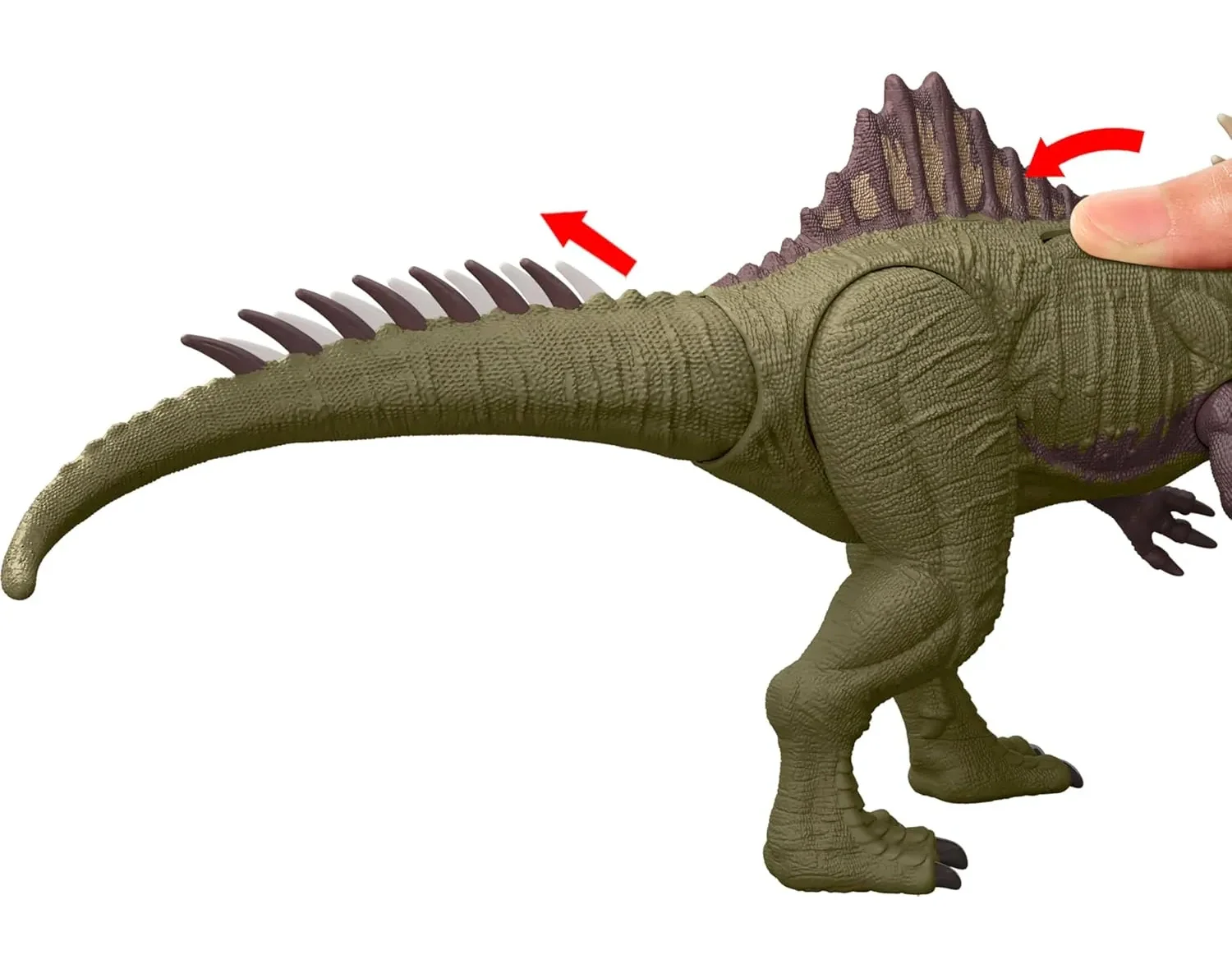 Jurassic World Chaos Theory Battle Roarin' Becklespinax Dinosaur Action Figure - Image 4