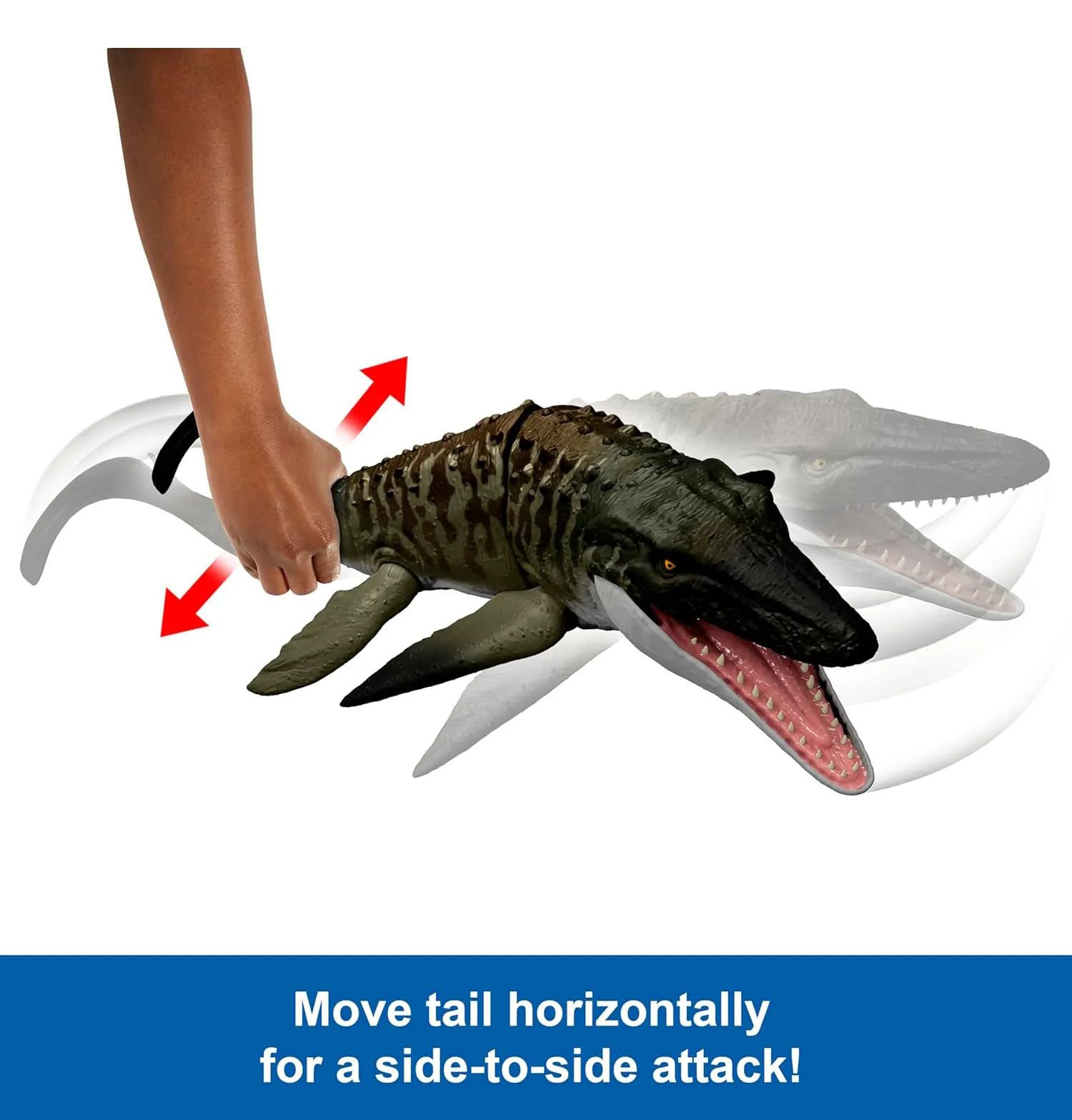 Jurassic World Rebirth Bite 'n Blast Mosasaurus Dinosaur - Image 4