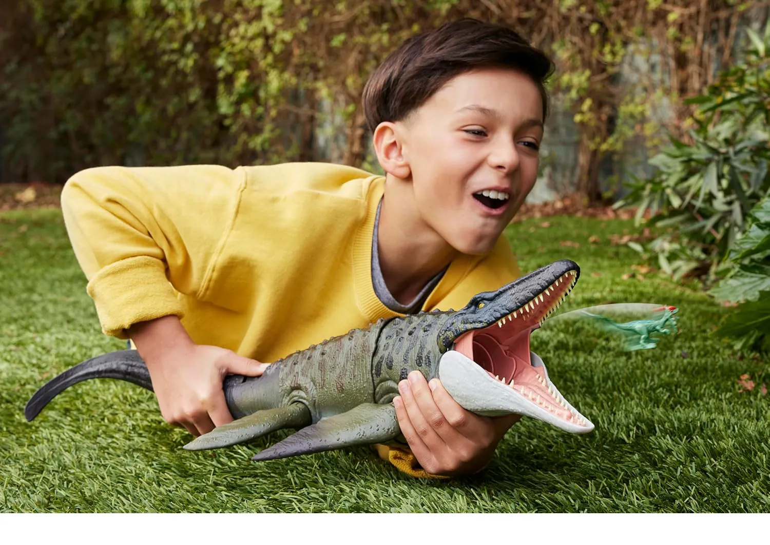 Jurassic World Rebirth Bite 'n Blast Mosasaurus Dinosaur - Image 5