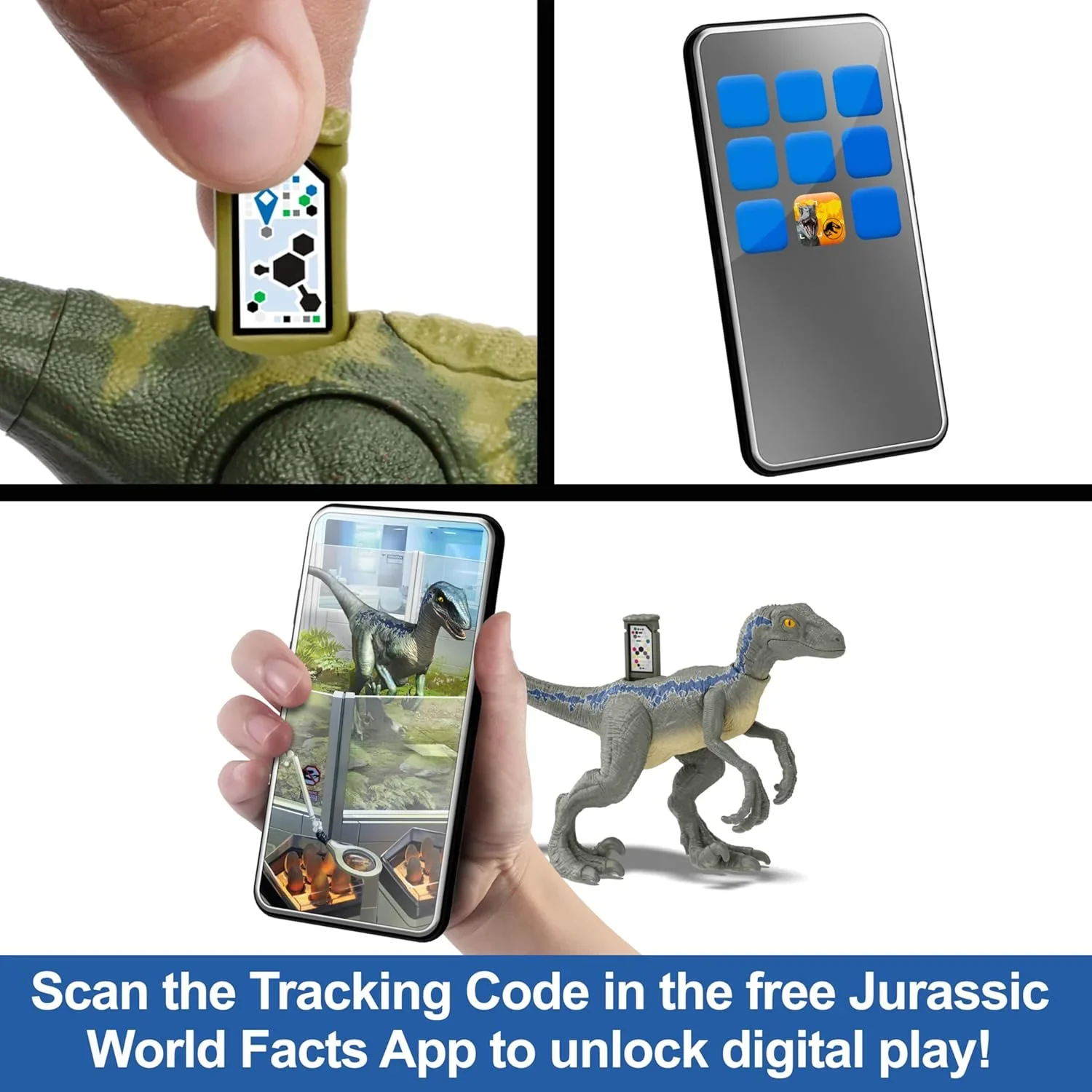 Jurassic World Track 'n Attack Dinosaur Action Figure - Image 3