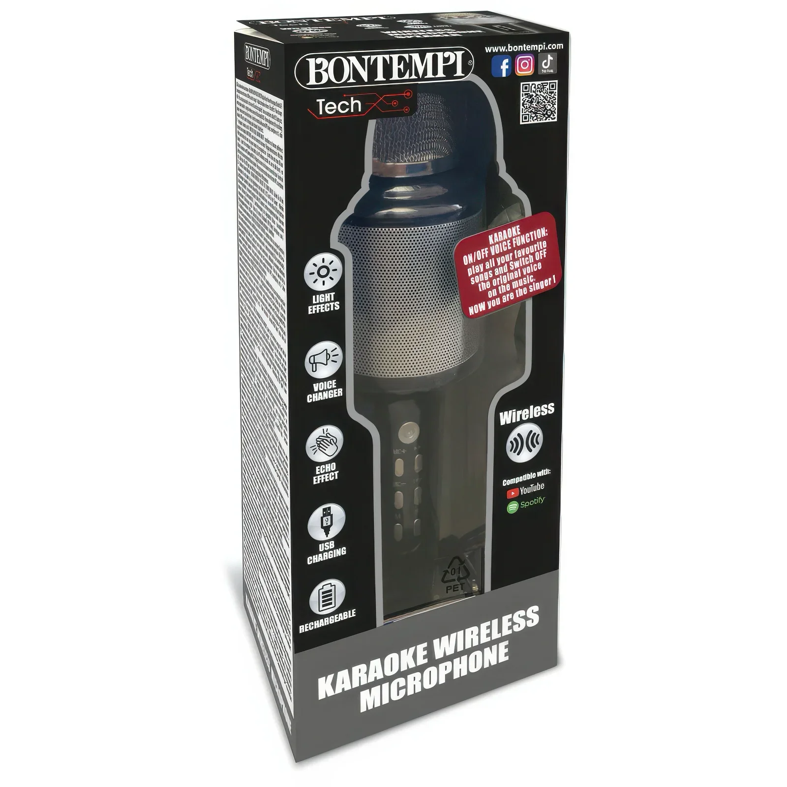 Bontempi Karaoke Wireless Microphone - Image 3