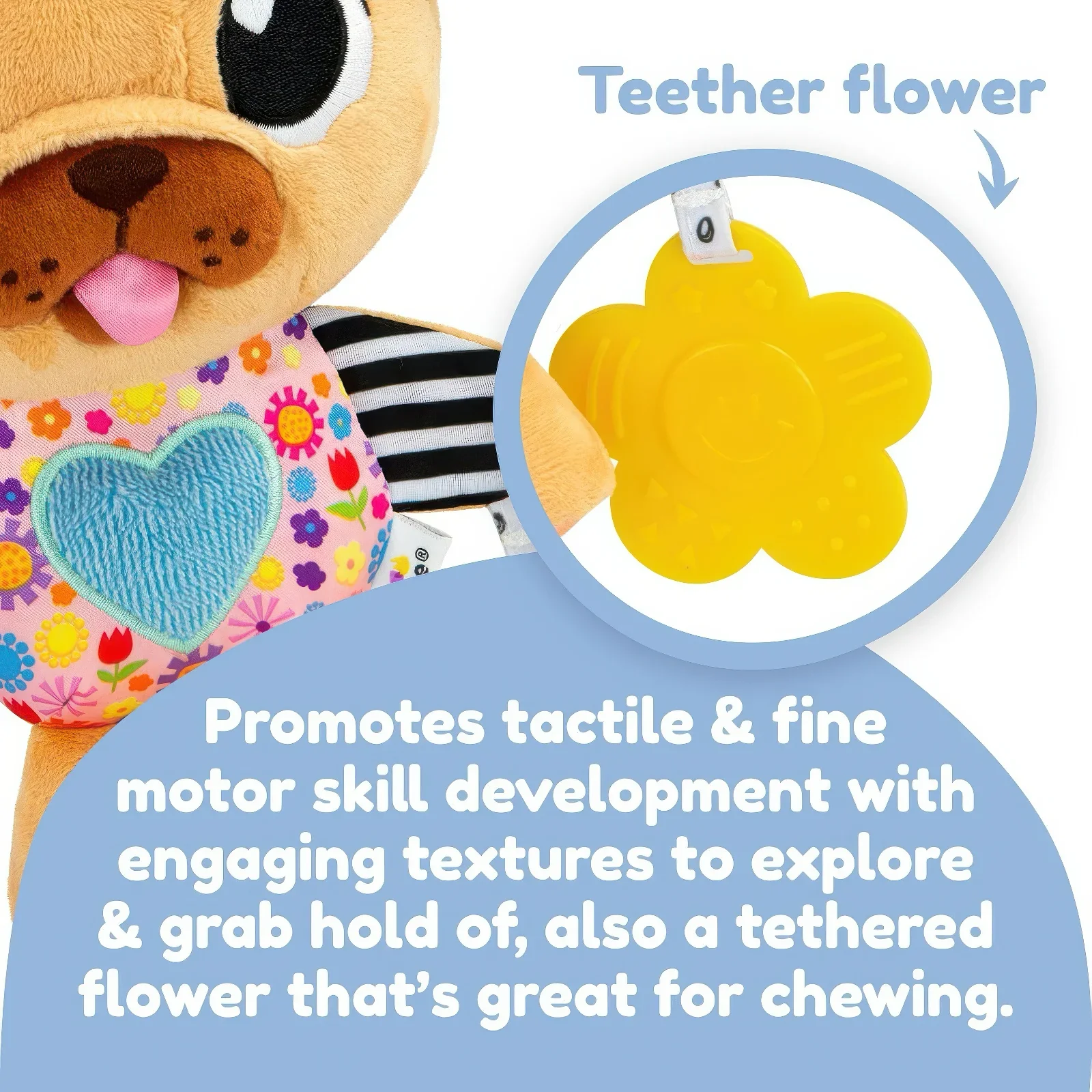Lamaze Lovey The Pug - Clip and Go Baby Pram Toy - Image 5