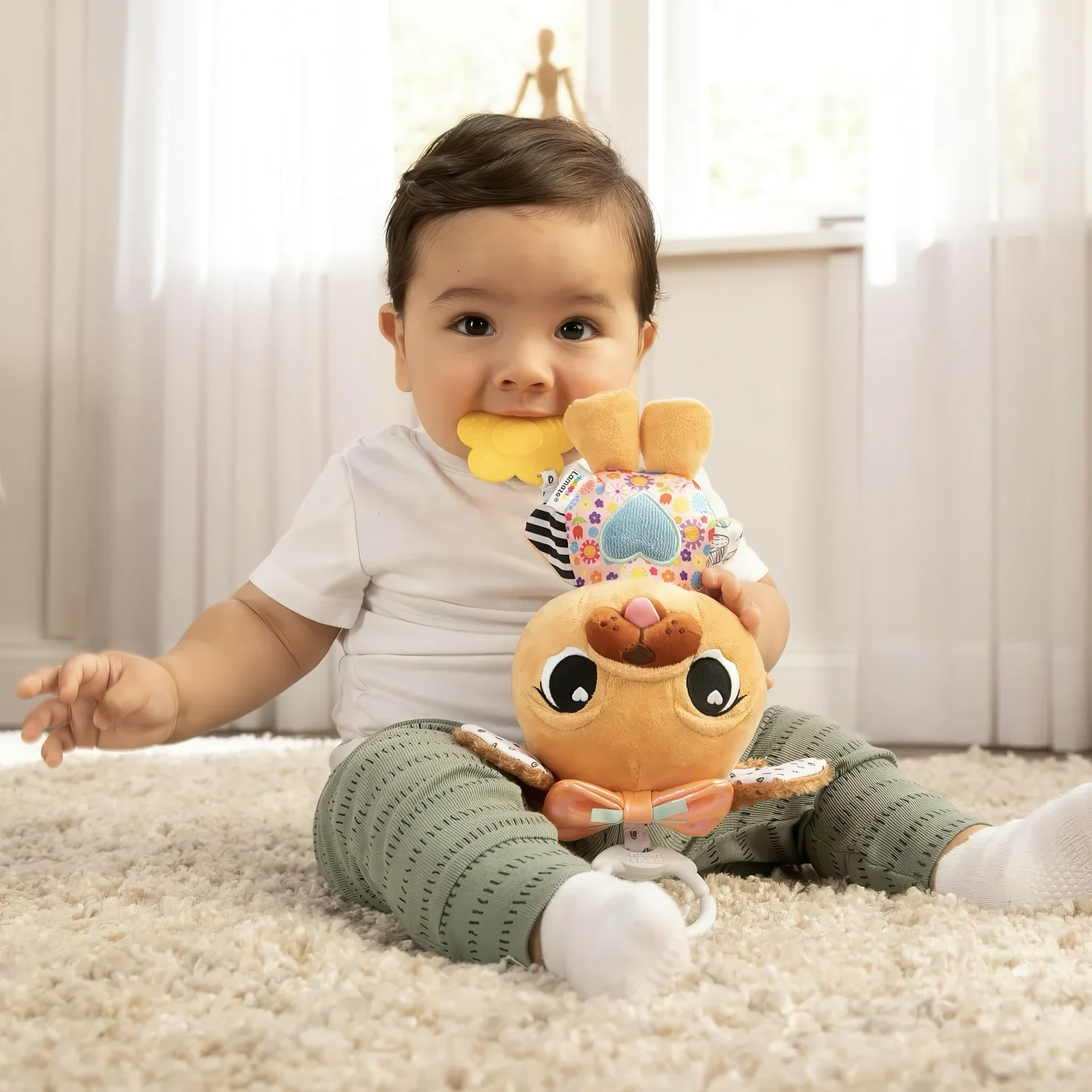 Lamaze Lovey The Pug - Clip and Go Baby Pram Toy - Image 6